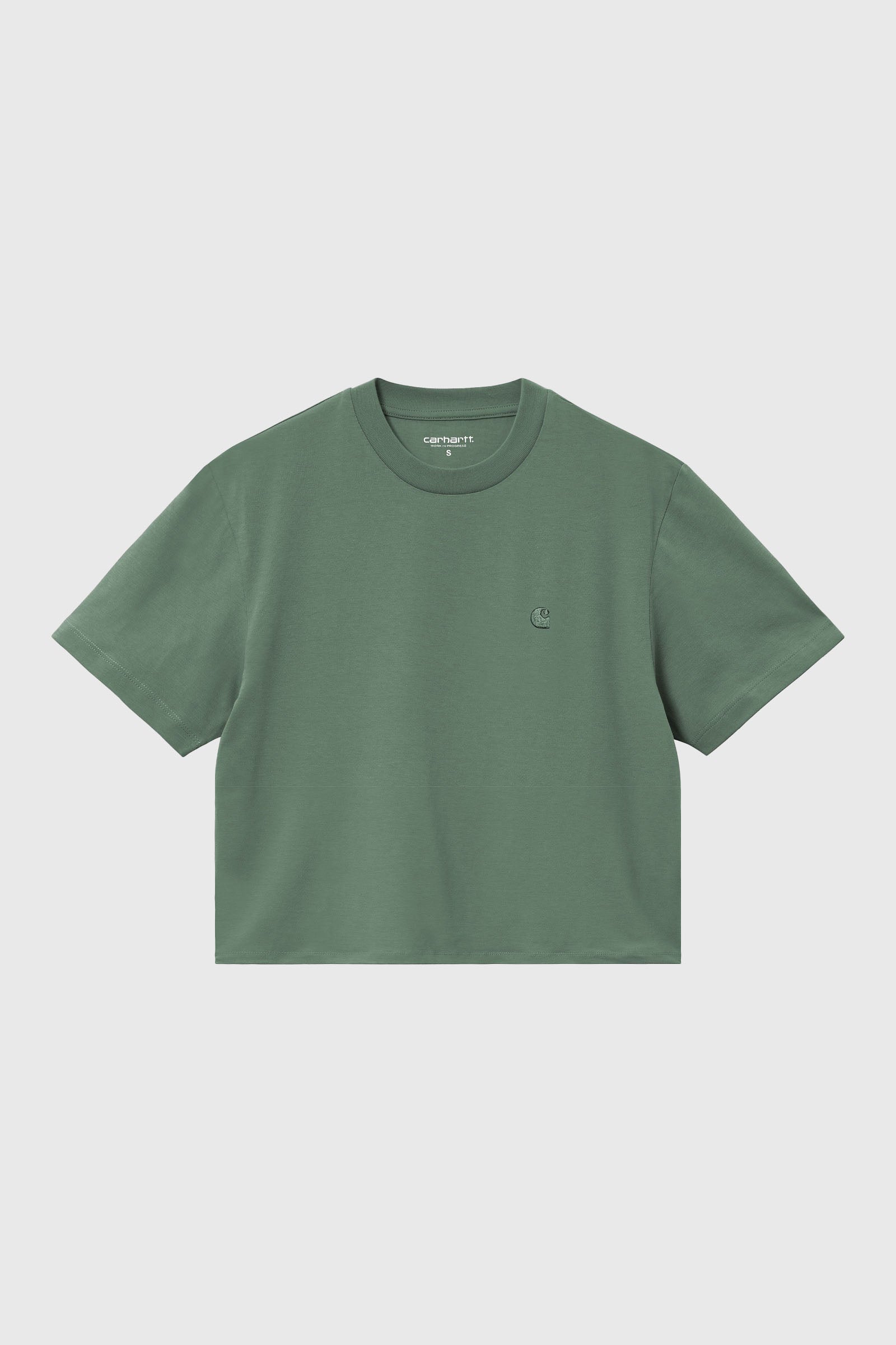 Carhartt Wip T-shirt W' S/s Chester Verde Donna - 4