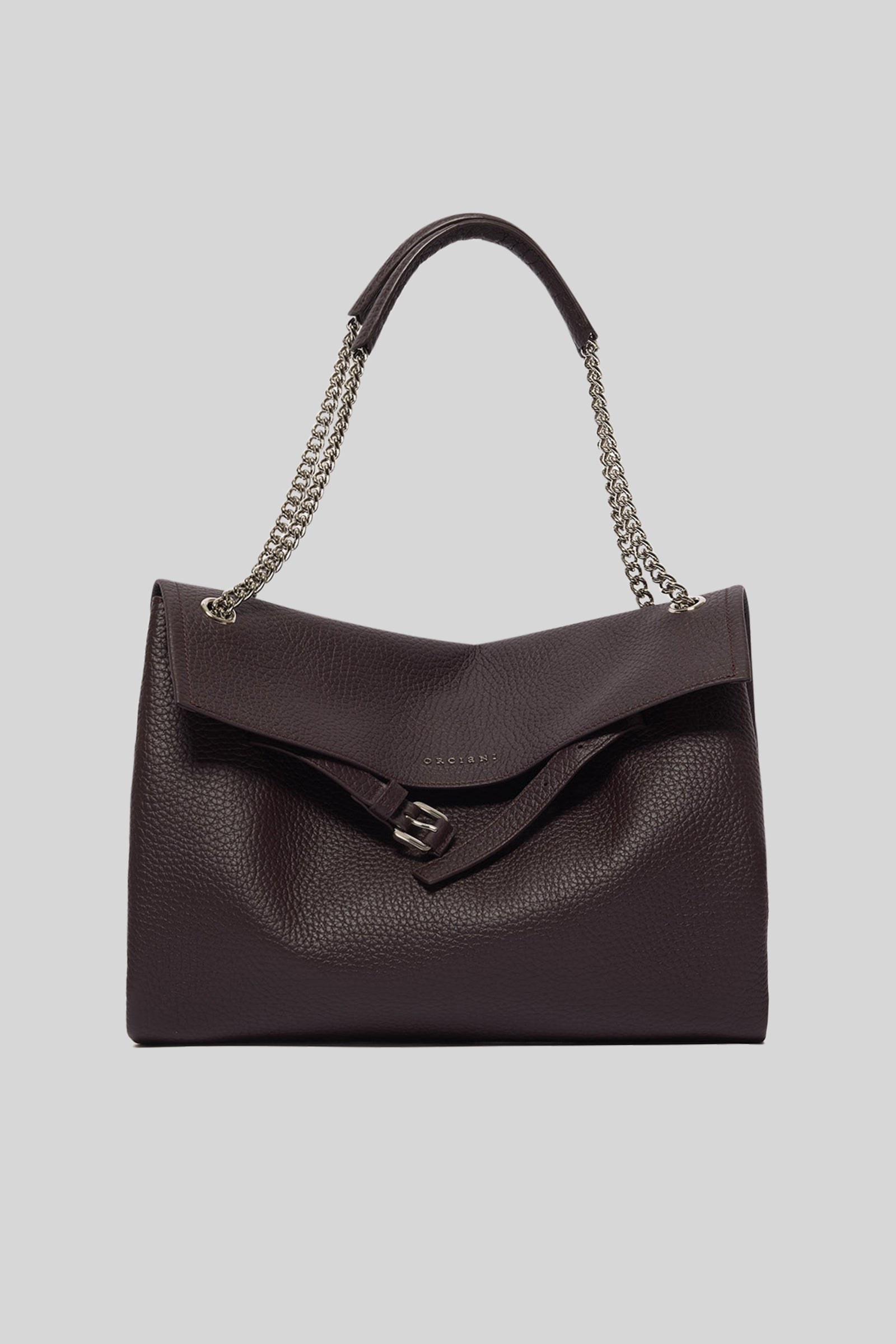 Orciani Borsa Venus Midi A Spalla In Pelle Soft Bordeaux Donna - 1
