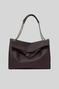 Orciani Borsa Venus Midi A Spalla In Pelle Soft Bordeaux Donna orciani