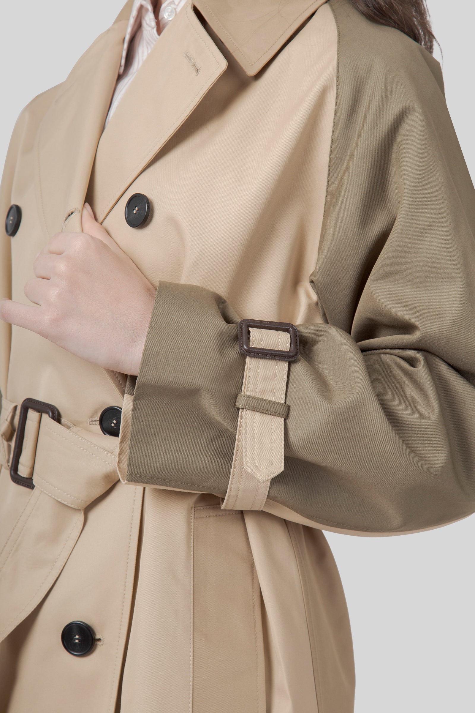Canasta Reversible Trench Coat In Water-repellent Gabardine - 1