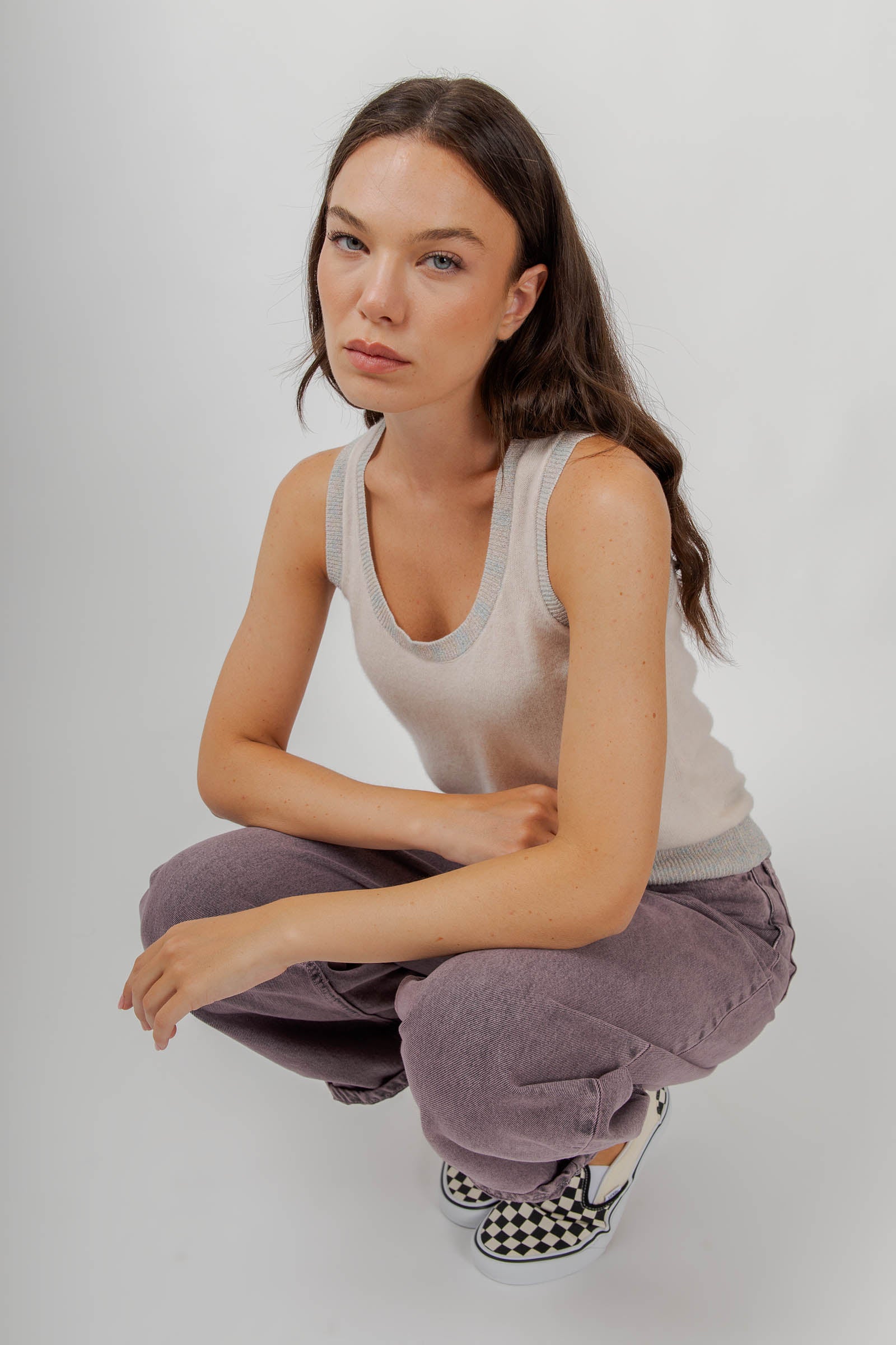 Absolut Cashmere Canotta Rosa Chiaro Donna - 6