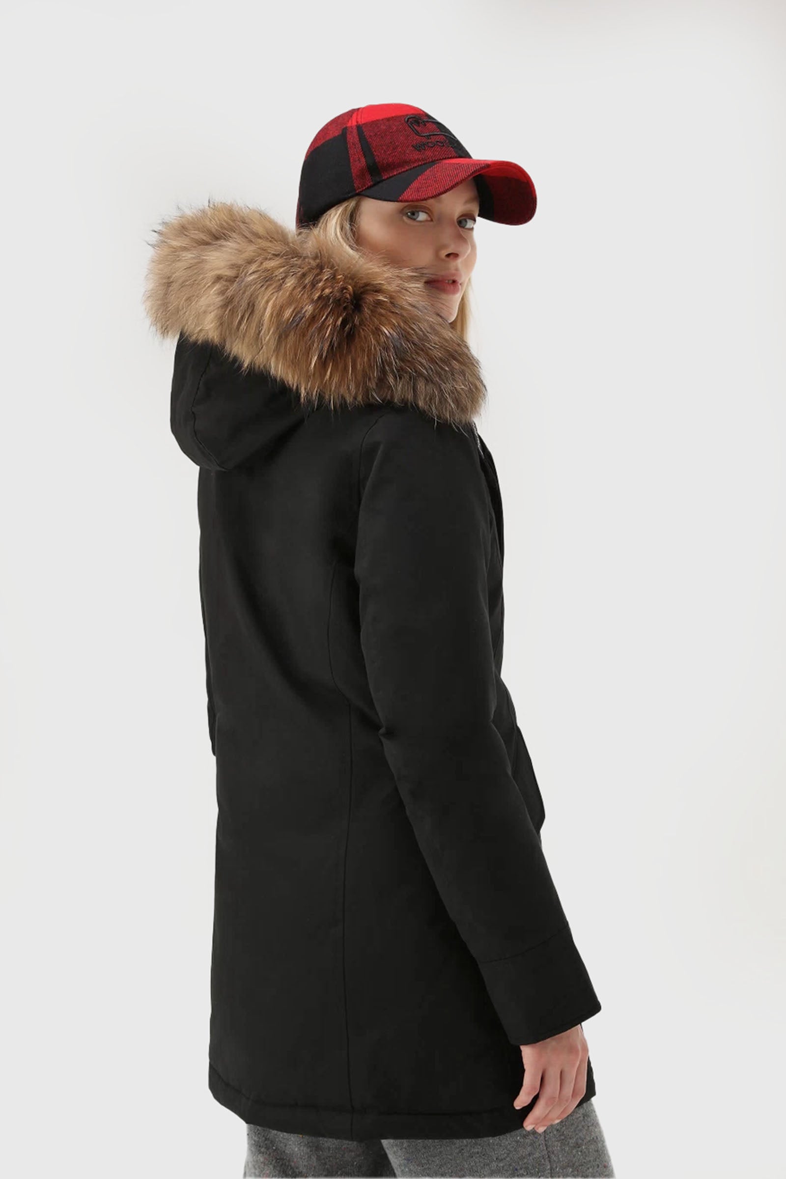 Woolrich Arctic Raccoon Parka Nero Donna - 3