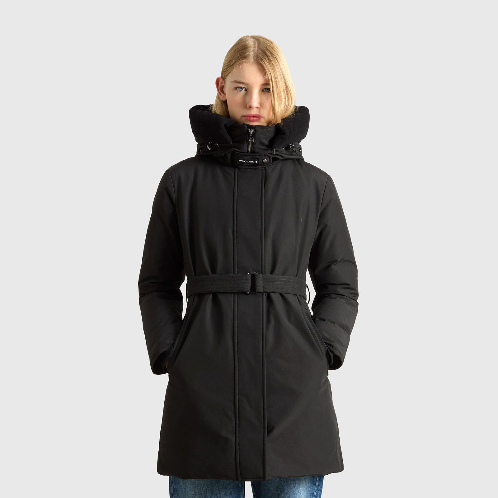 Woolrich Arctic Parka Evolution In Ramar Cloth Nero Donna - 10