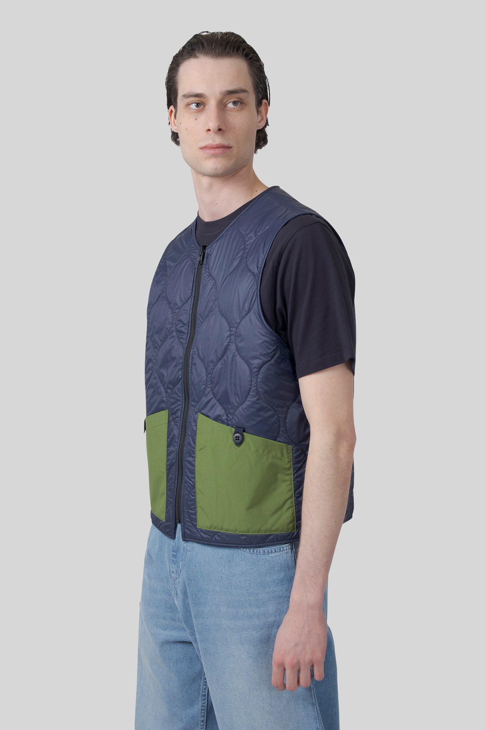 Manifattura Ceccarelli All Seasons Vest Blu/verde Uomo - 3