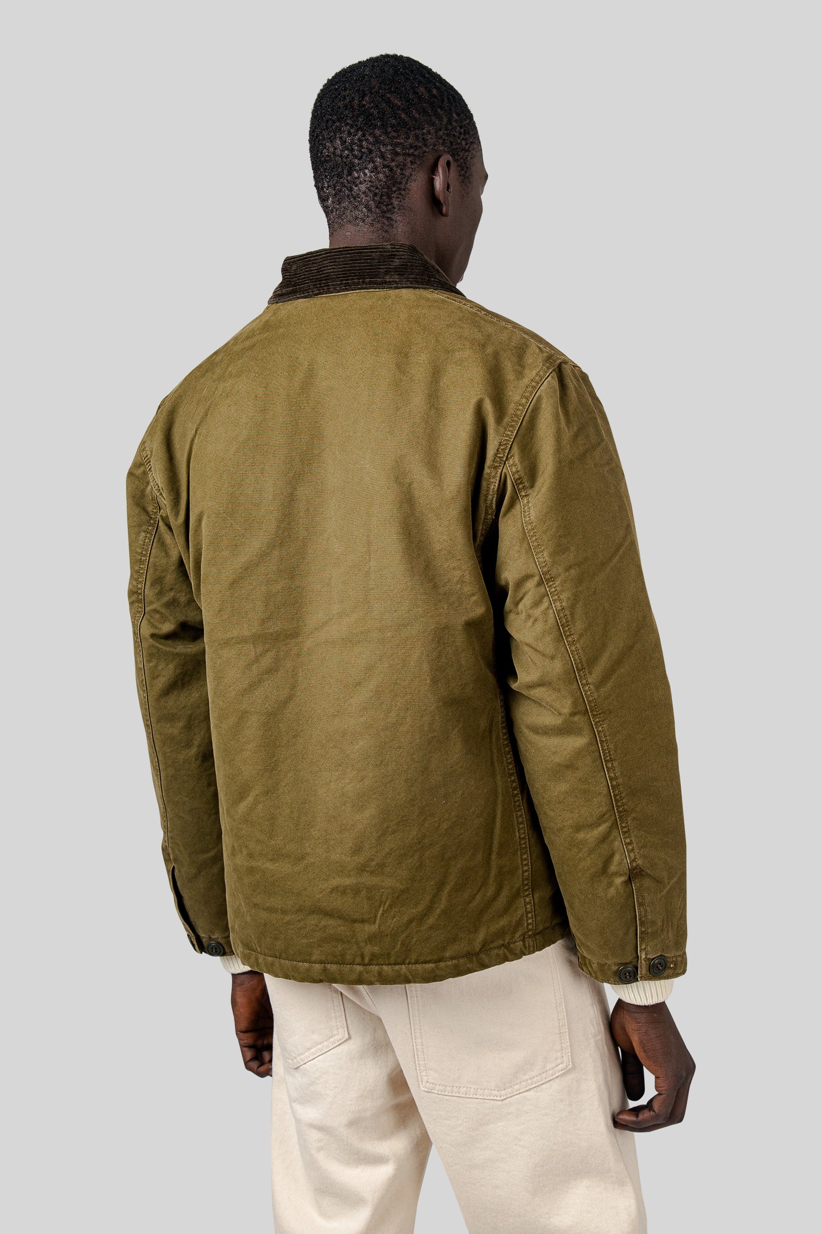 Filson Insulated Canvas Outfitter Jacket Verde Oliva Uomo - 5