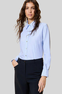 Oxford Jacquard Stripe Wom Shirt rrd
