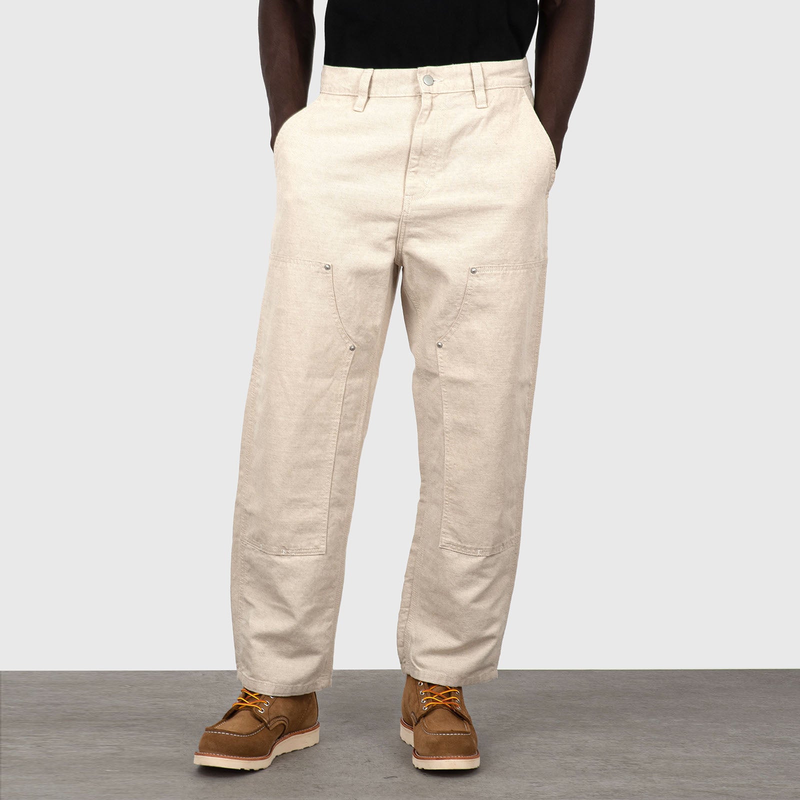 Carhartt Wip Walter Double Knee Pant Beige Uomo - 7