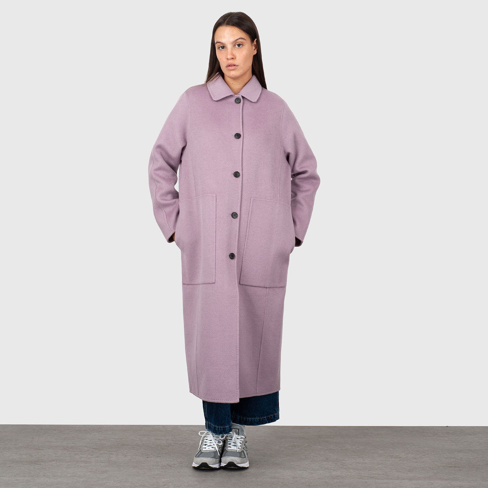 Department Five Cappotto Monopetto Flock Lilla Donna - 7