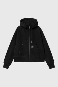 Carhartt Wip W' Hooded Eldon Jacket Nero Donna carhartt wip