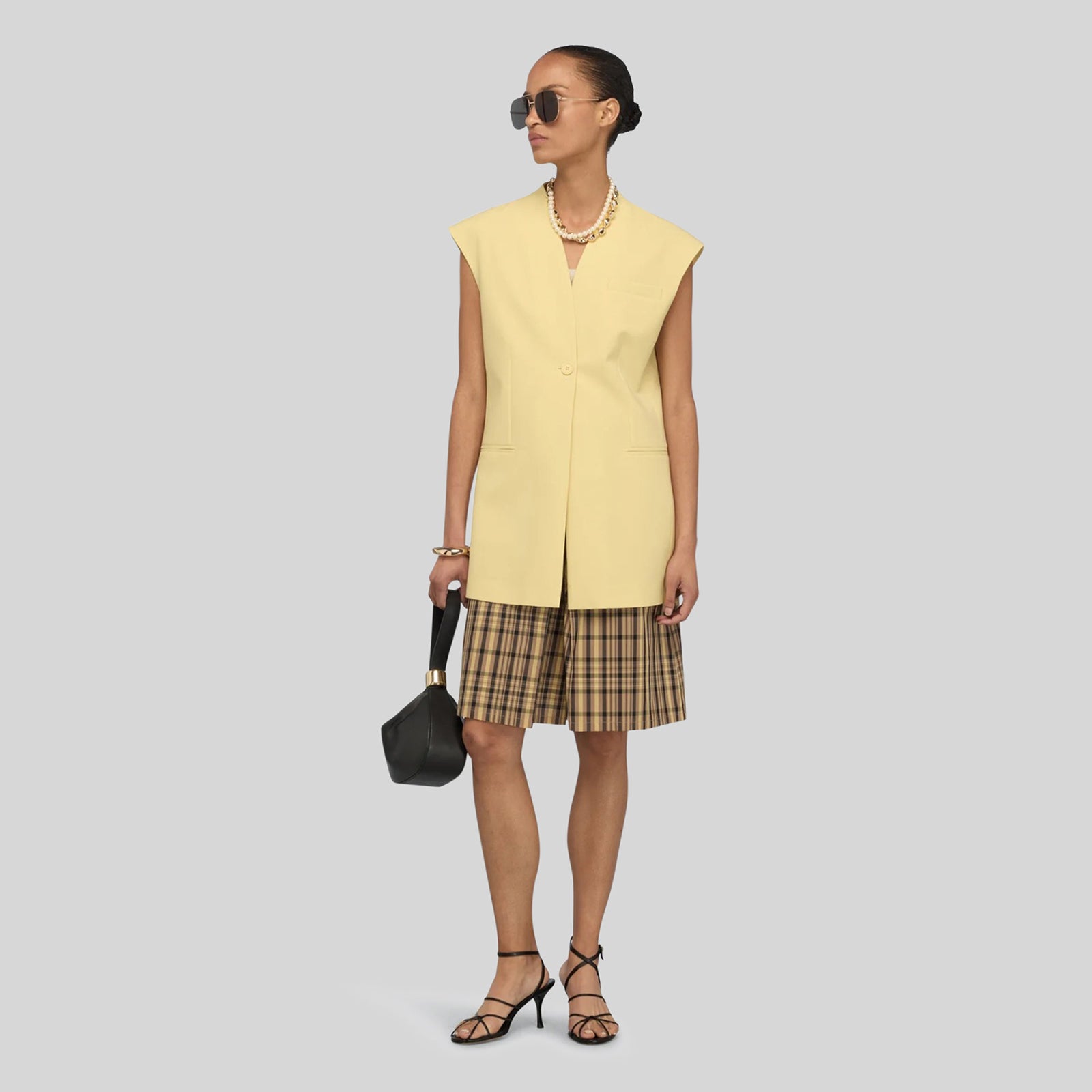 Semicouture Gilet Lora Giallo Donna - 4