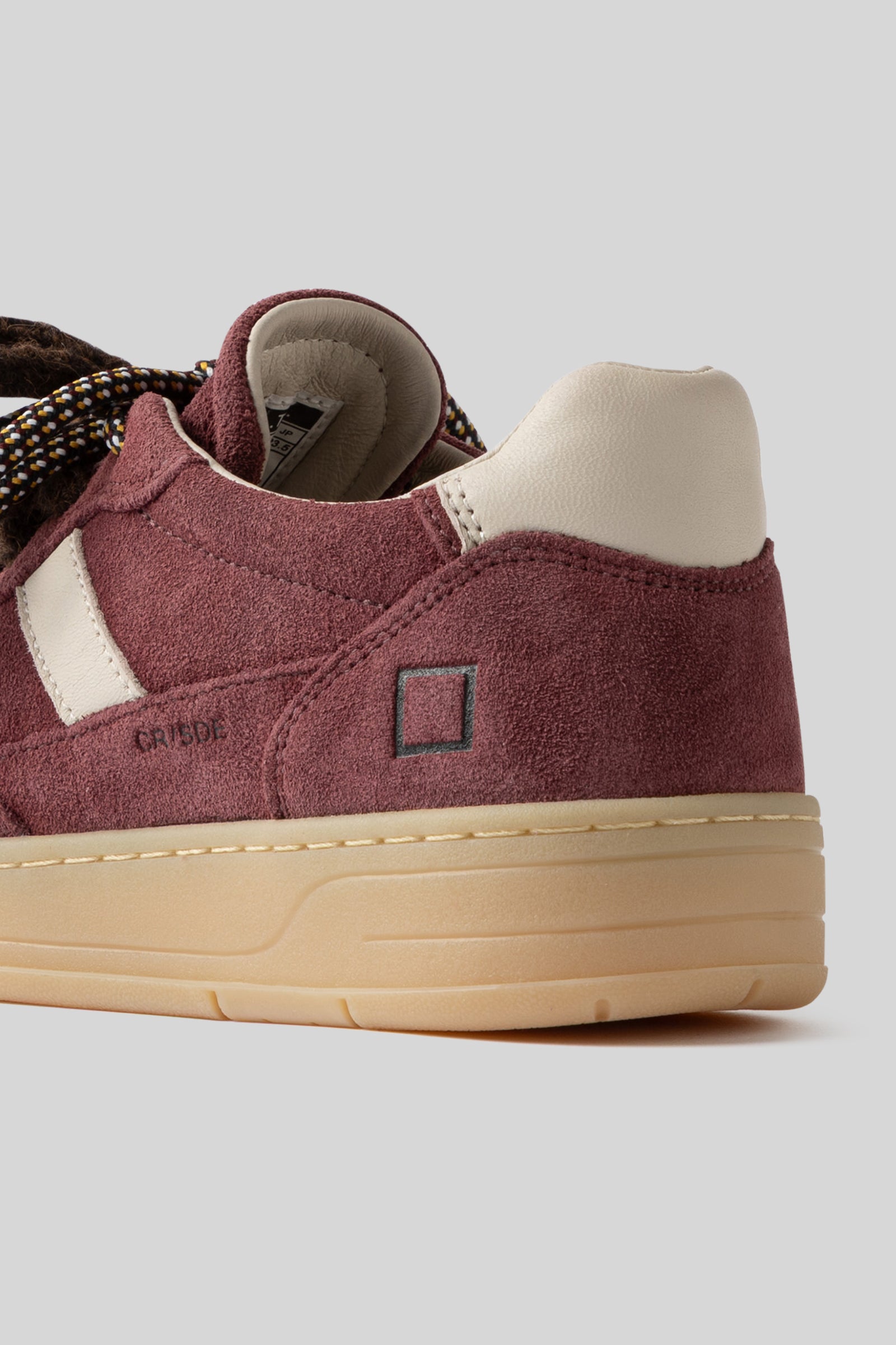 D.a.t.e. Sneaker Court 2.0 Suede Bordeaux Donna - 4