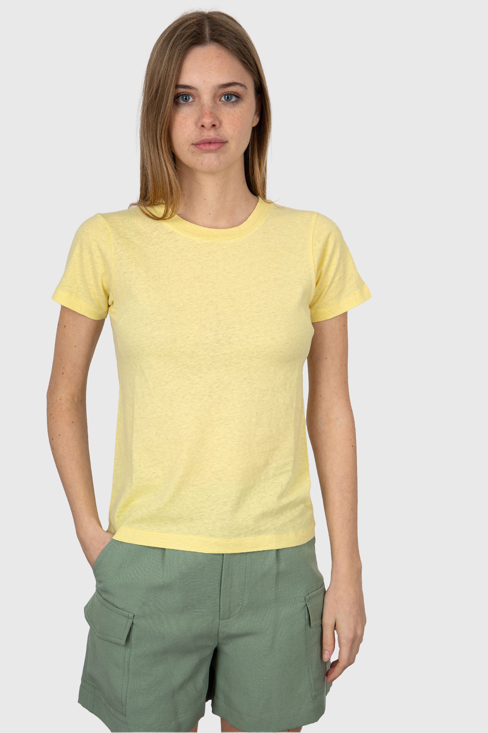 American Vintage T-Shirt Gamipy Cotone Giallo - 1