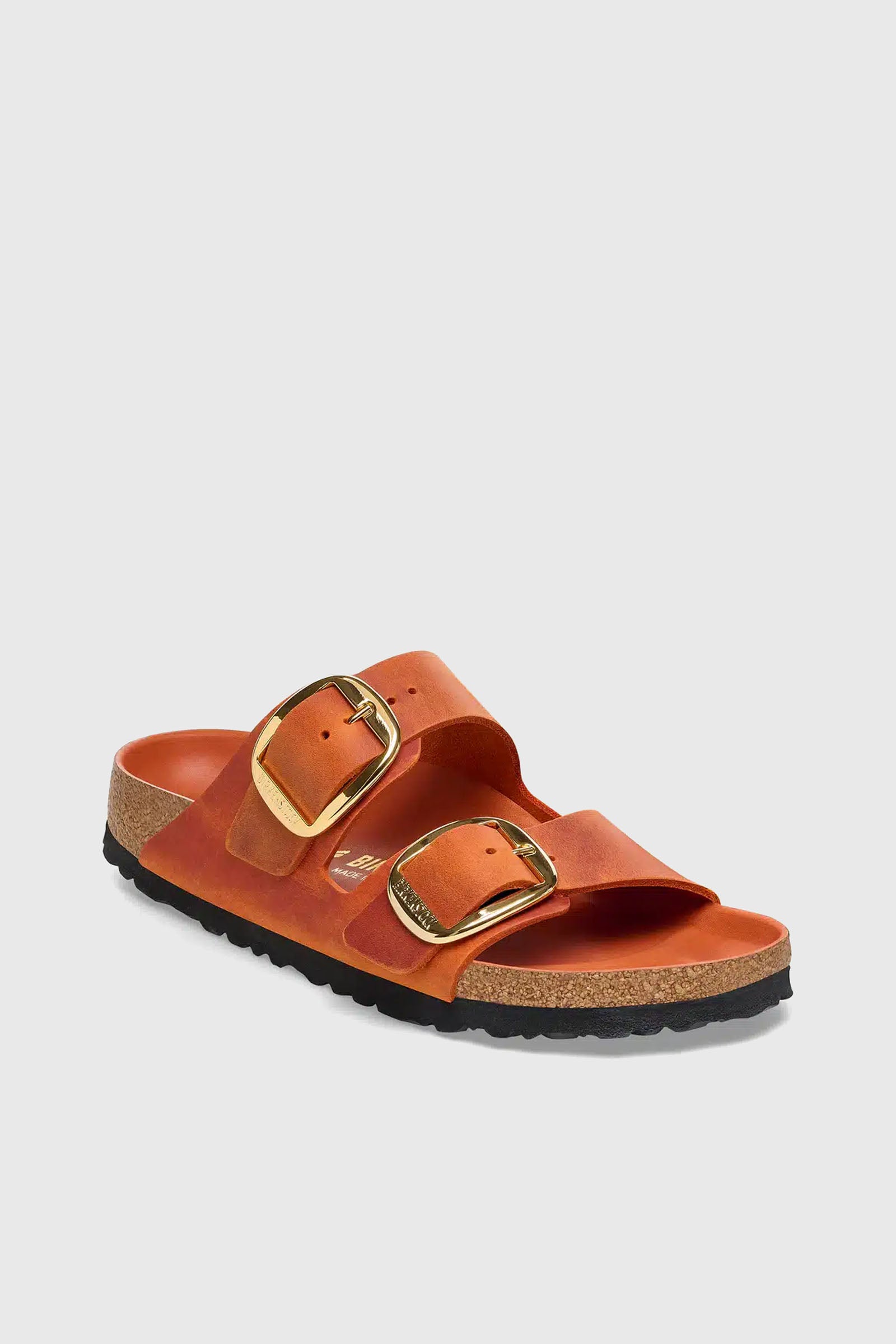 Birkenstock Arizona Big Buckle Pelle Oliata Arancio Donna - 2