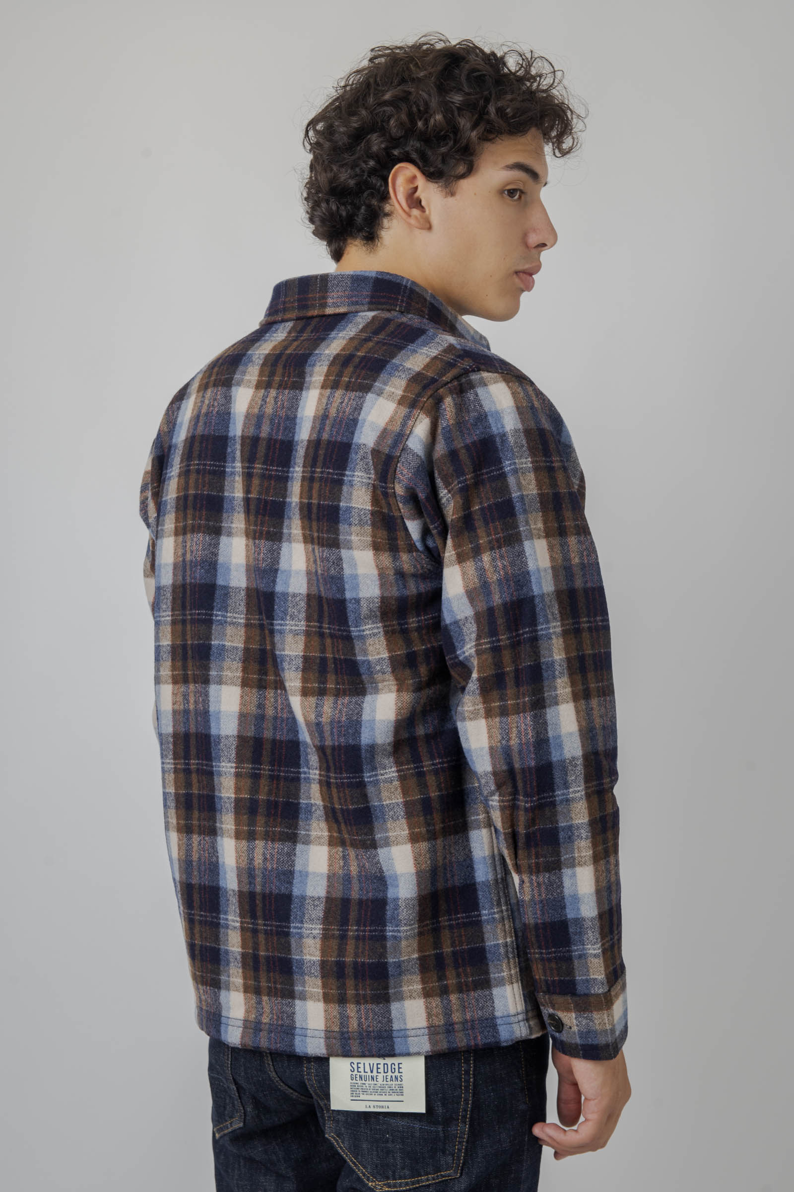 Filson Jac-shirt Marrone/blu Uomo - 4