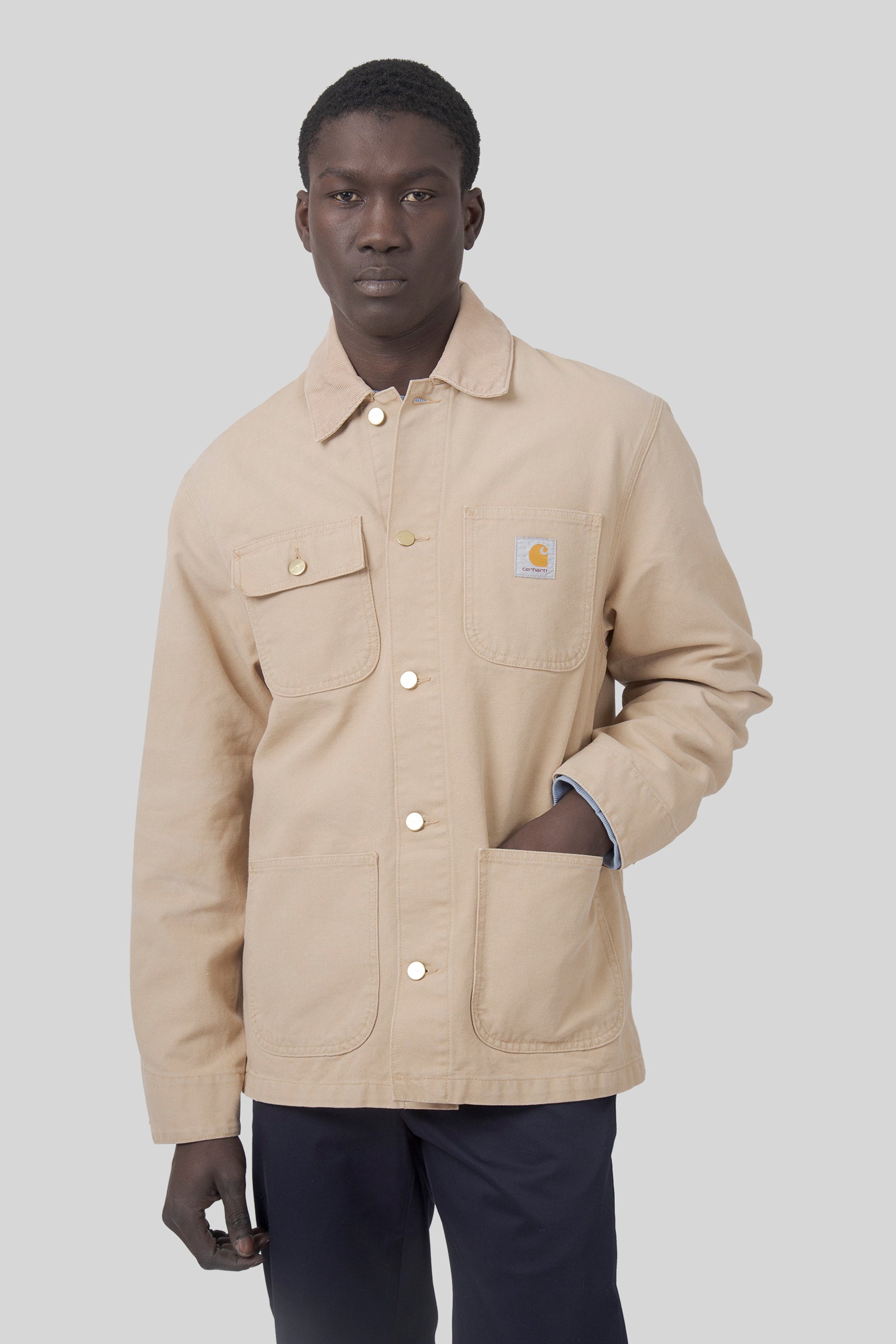 Carhartt Wip Michigan Coat Beige Chiaro Uomo - 2
