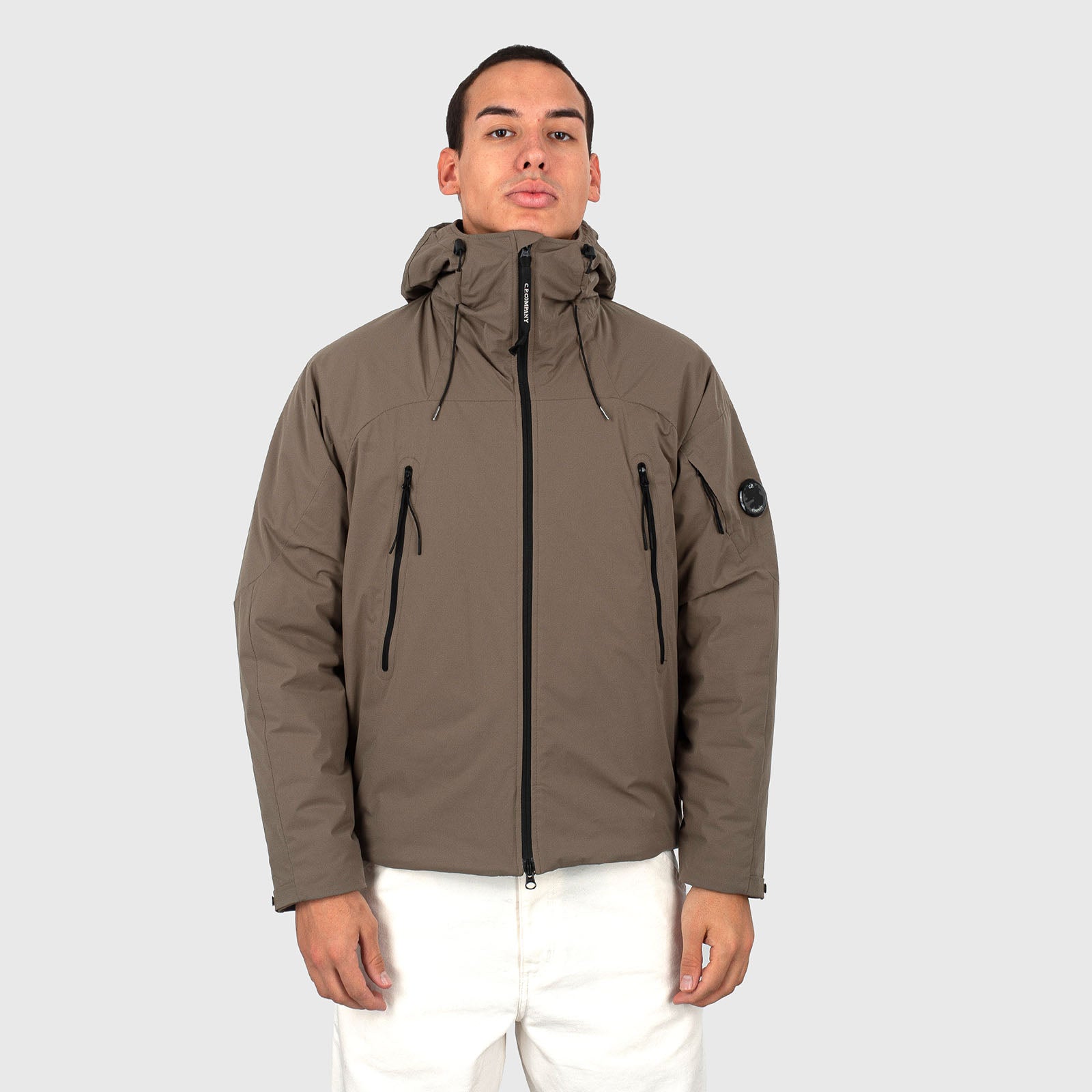 C.p. Company Giubbotto Pro-tek Padded Hooded Beige Uomo - 9