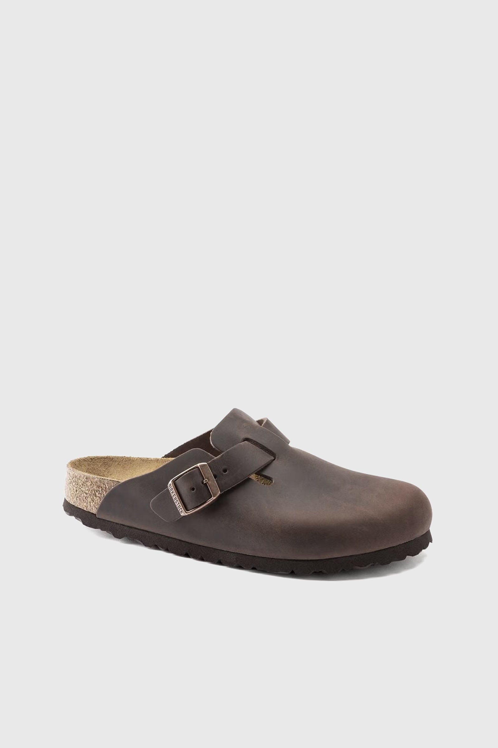 Birkenstock Boston Habana Pelle Oliata Marrone Uomo - 3