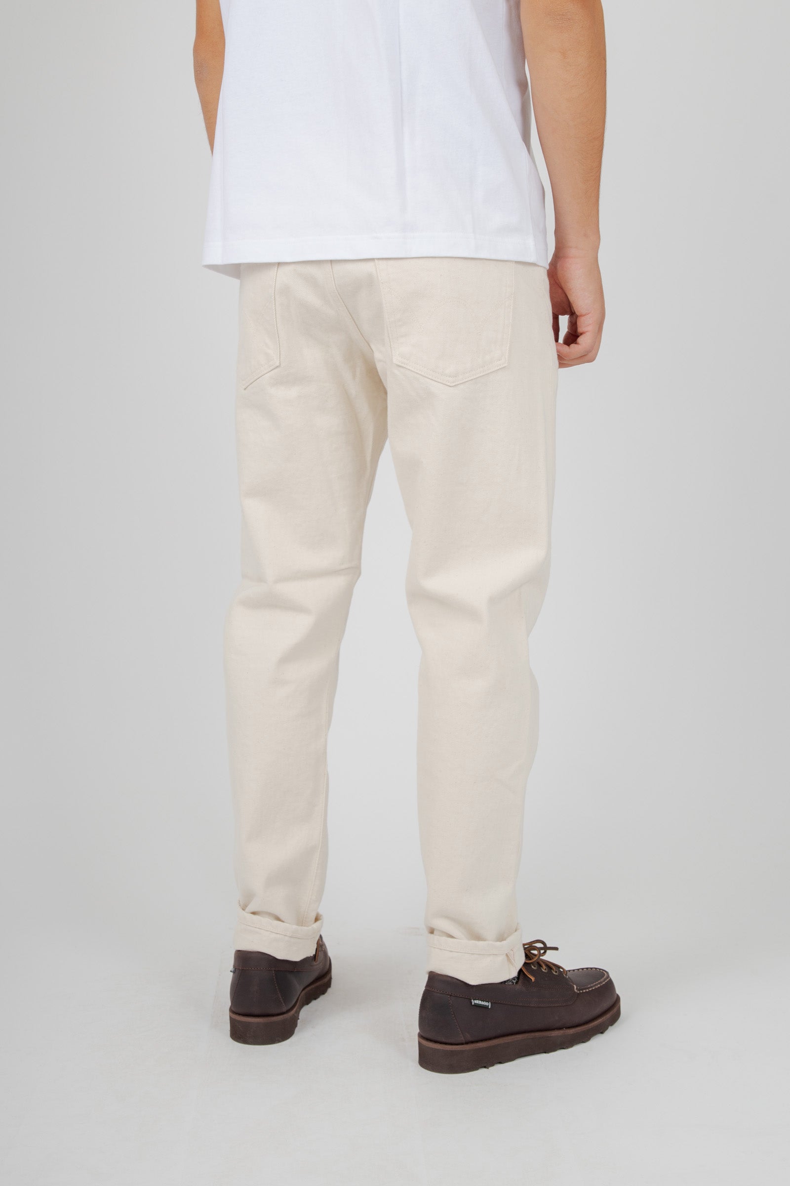 Edwin Jeans Regular Tapered Japan Bianco Off Uomo - 7
