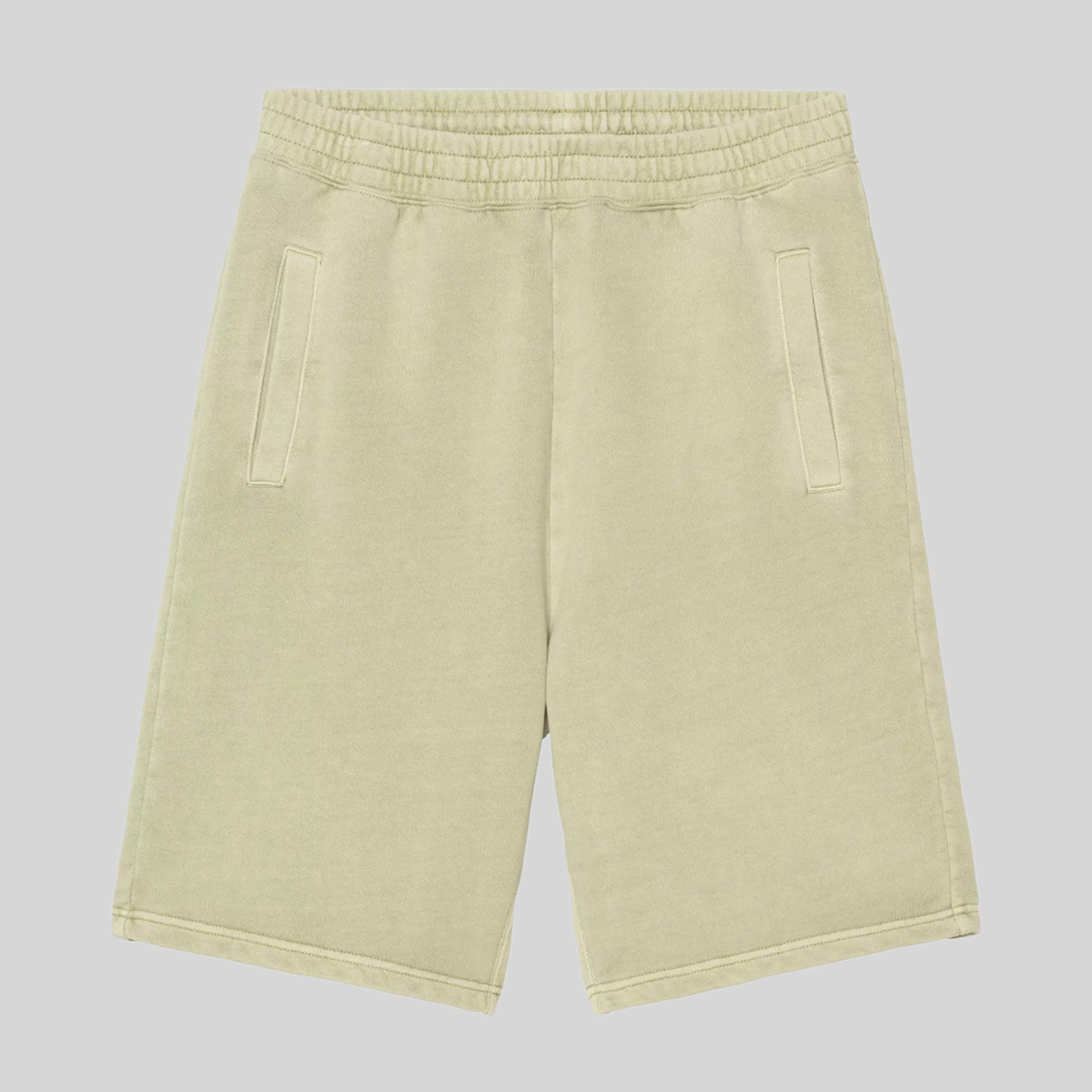Carhartt Wip Short In Felpa Nelson Verde Chiaro Uomo - 3