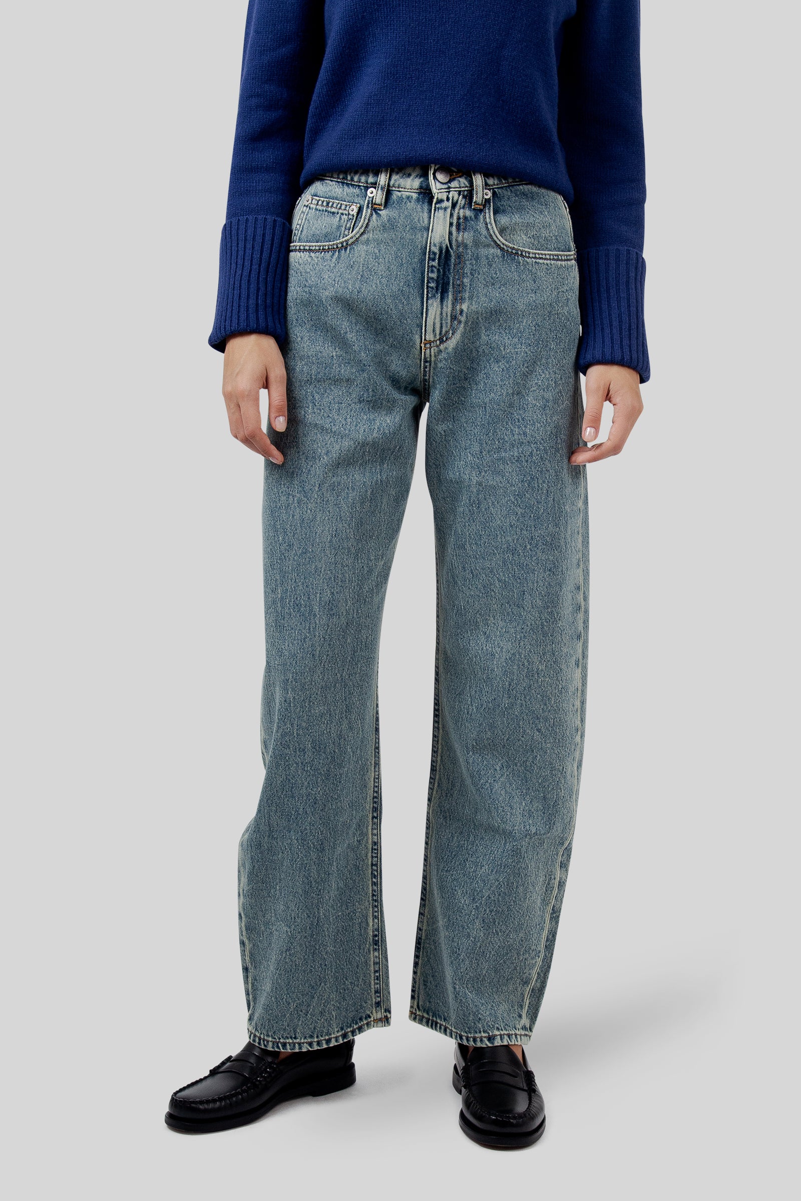Erika Cavallini Pantalone Federico Blu Chiaro Donna - 1