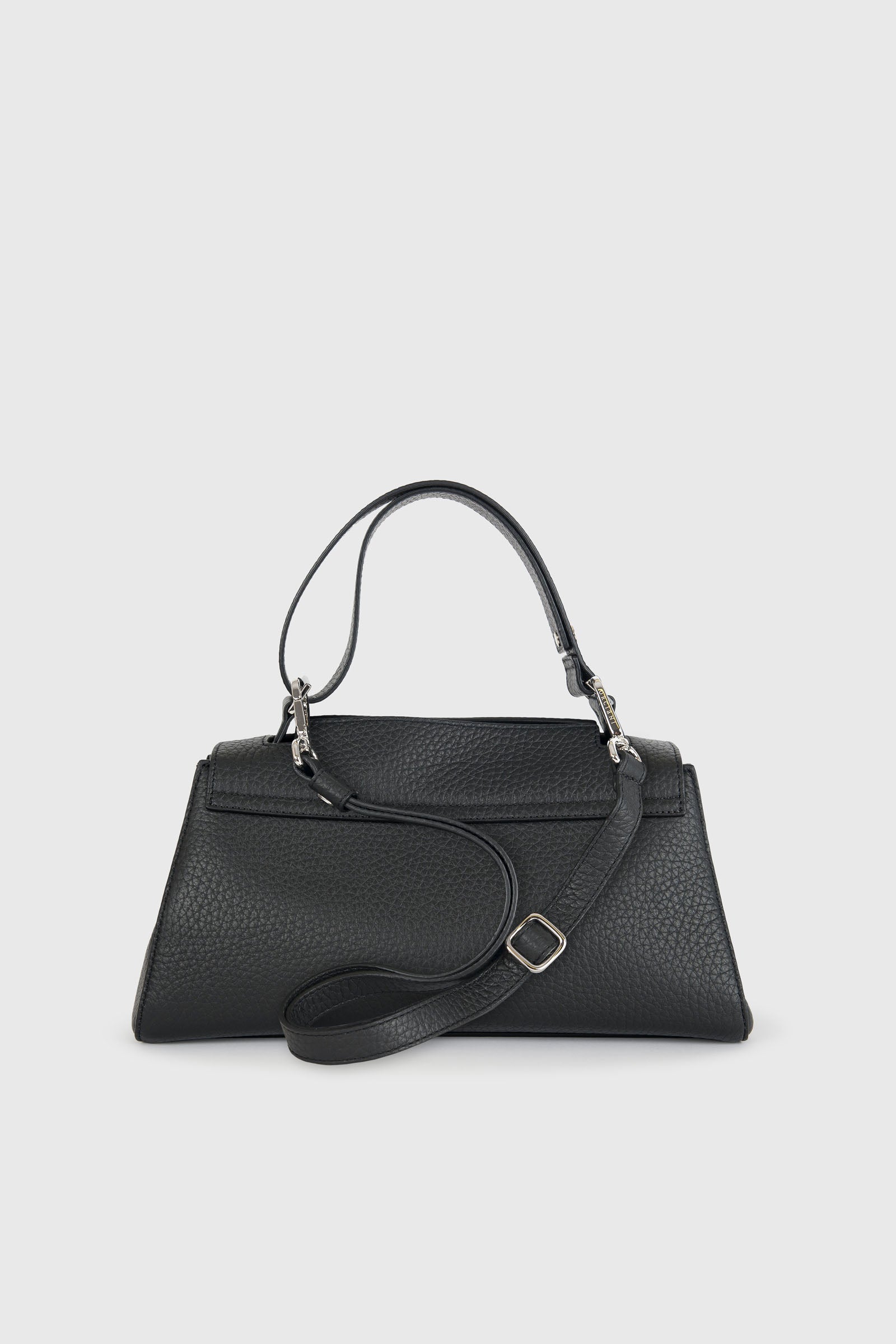 Orciani Borsa Sveva Longuette Soft In Pelle Con Tracolla Nero Donna - 3