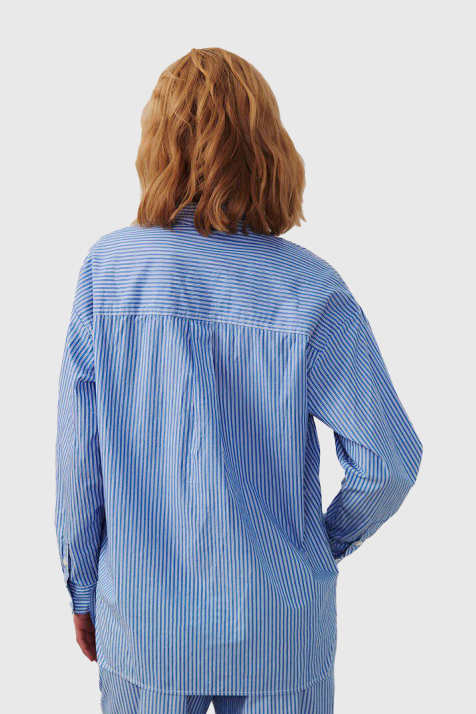 American Vintage Camicia Zatybay Celeste Donna - 3