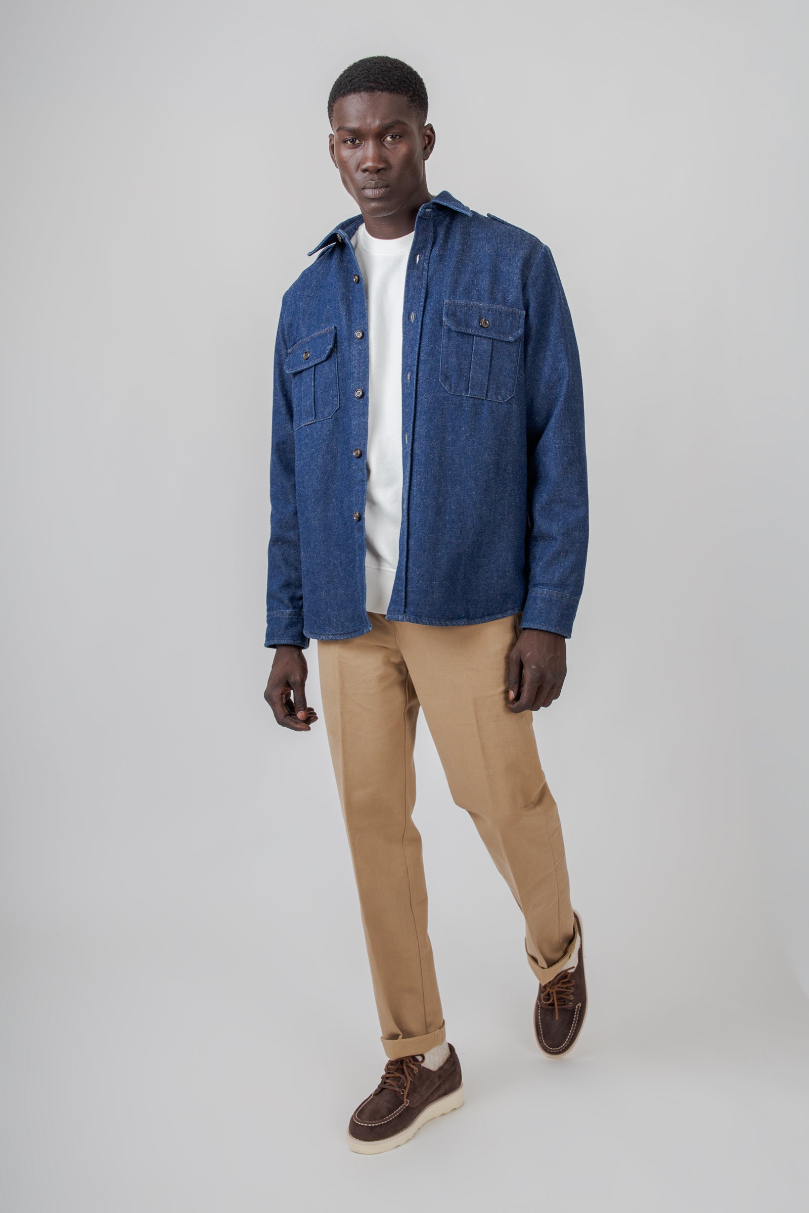 C.p. Company Felpa Crewneck Diadonal Brushed Emerized Bianco Uomo - 2