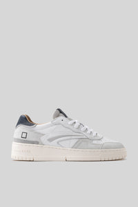 D.a.t.e. Sneaker Torneo Pure Vintage Calf Bianco/blu Uomo d.a.t.e.