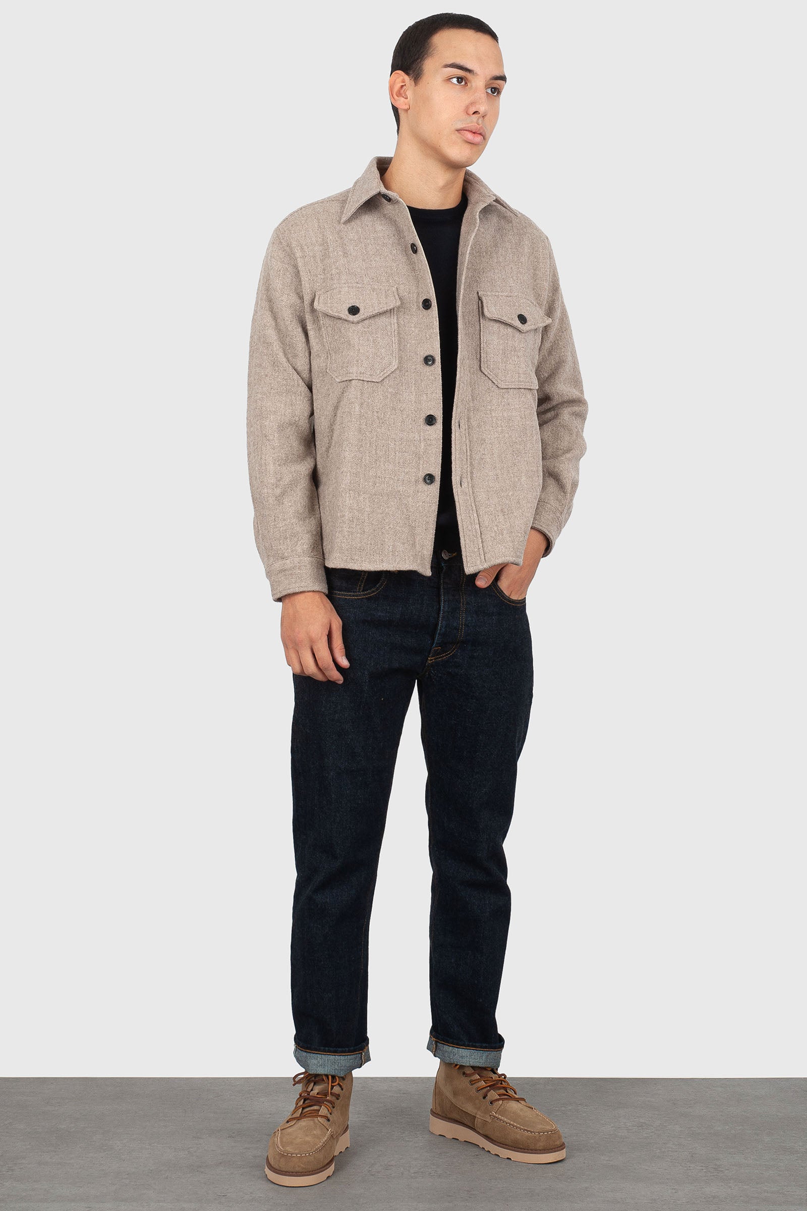 Fortela Overshirt Kenny Naturale Uomo - 7