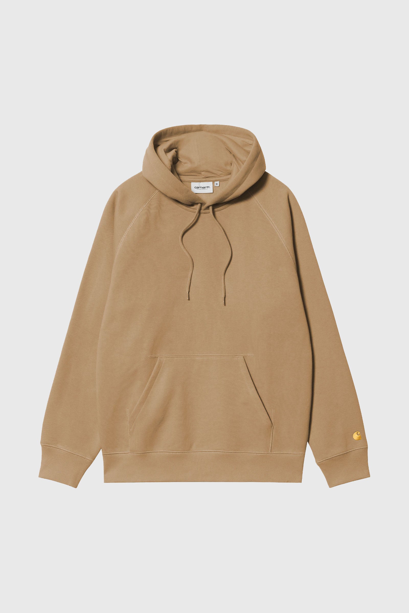 Carhartt Wip Hooded Chase Sweatshirt Beige Uomo - 4