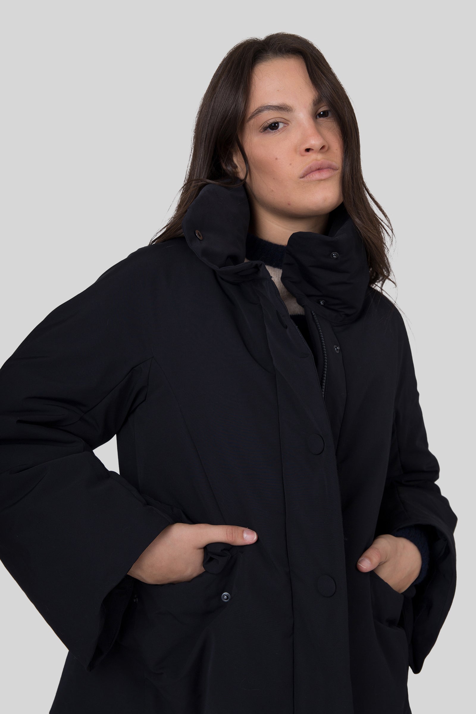 Aspesi Giubbotto Spumina Blu Navy Donna - 5