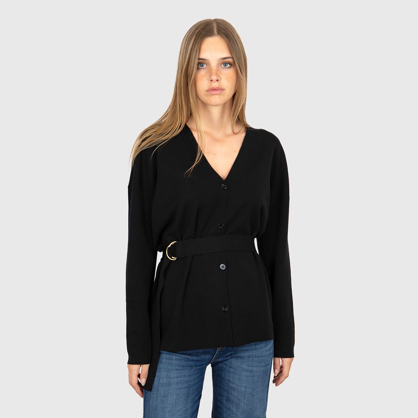 Semicouture Cardigan Diletta Nero Donna - 9