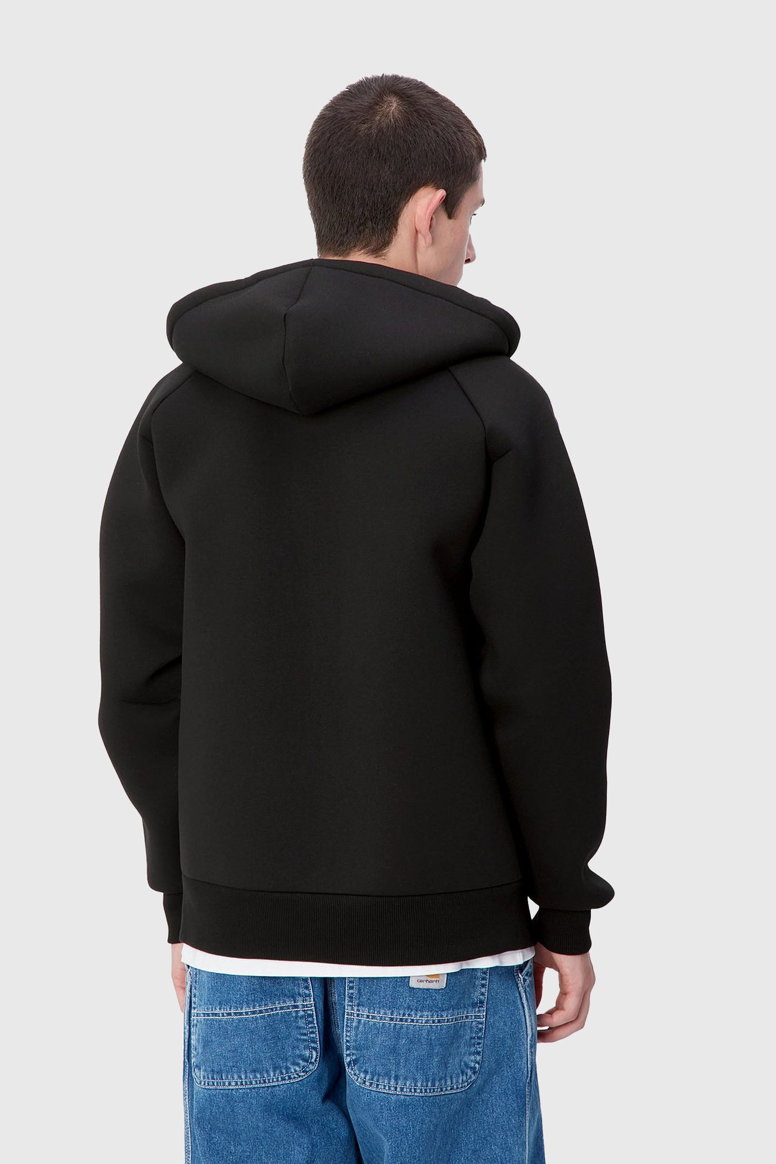 Carhartt Wip Car-lux Hooded Jacket Nero Uomo - 4