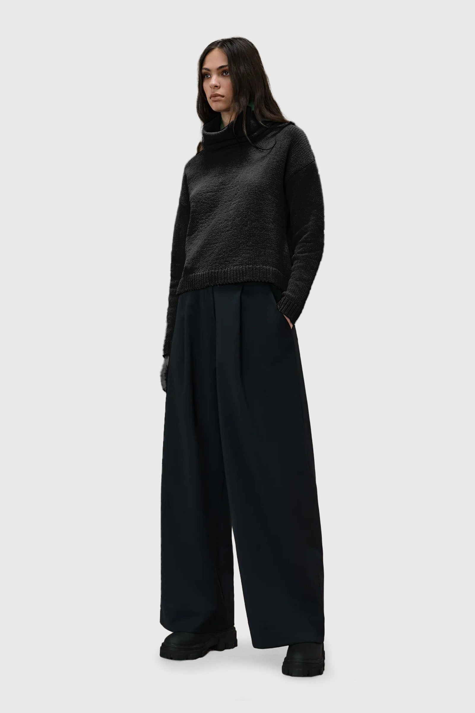 Rrd Maglia Cinematt Turtleneck Wom Nero Donna - 4