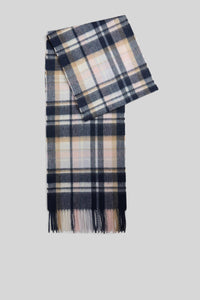 Barbour Sciarpa Vintage Winter Plaid Rosa/blu Unisex barbour