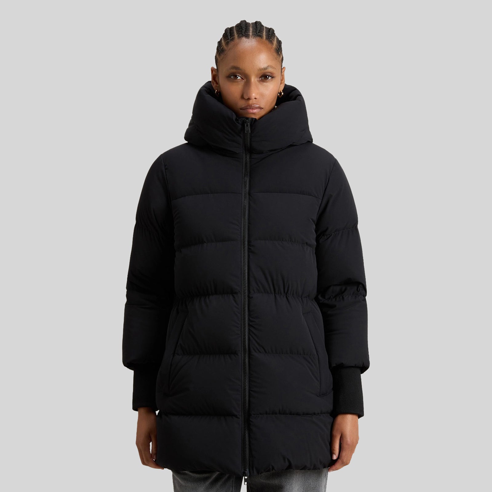 Woolrich Cloud Madison Coat Nero Donna - 9