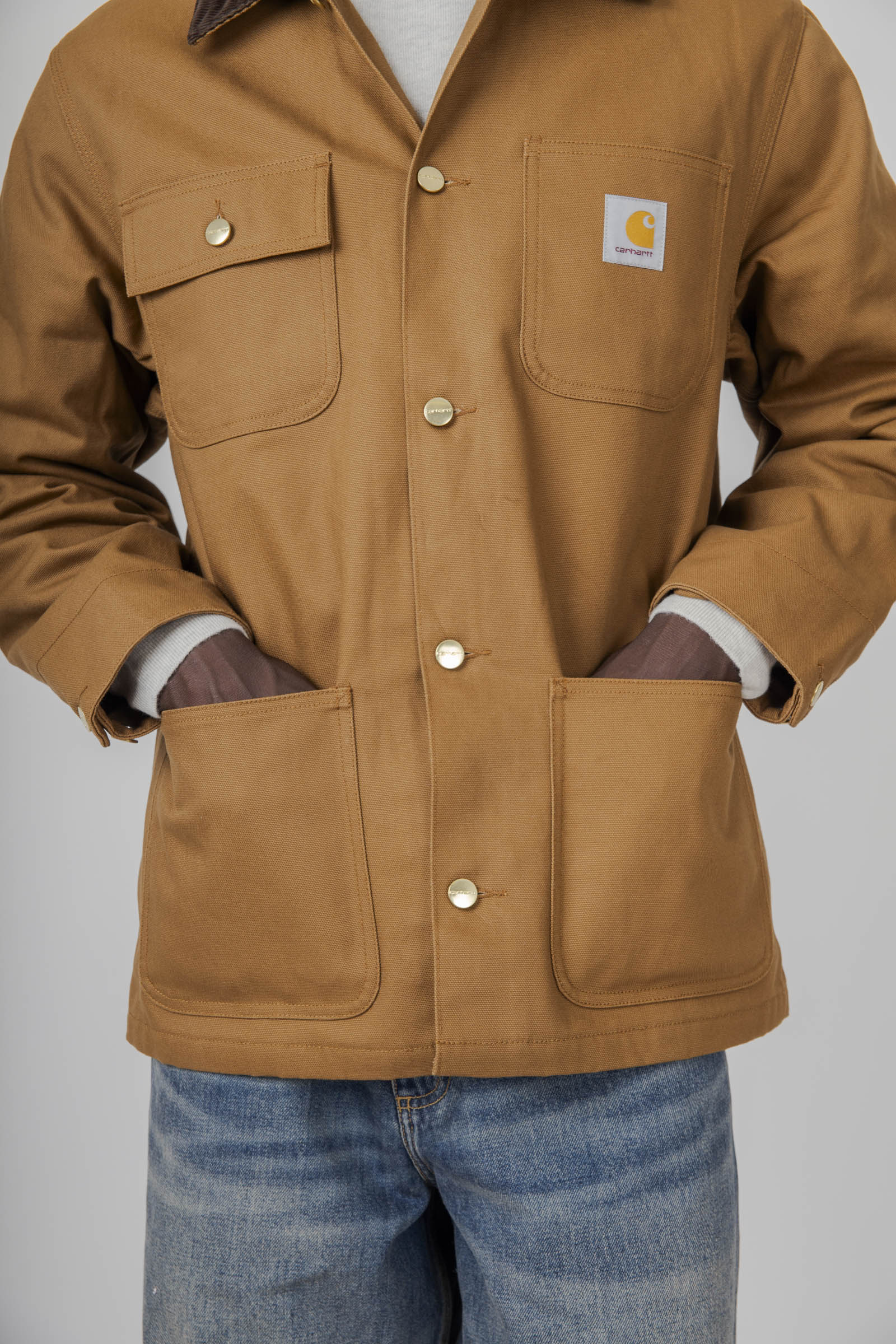 Carhartt Wip Michigan Coat Cammello Uomo - 6