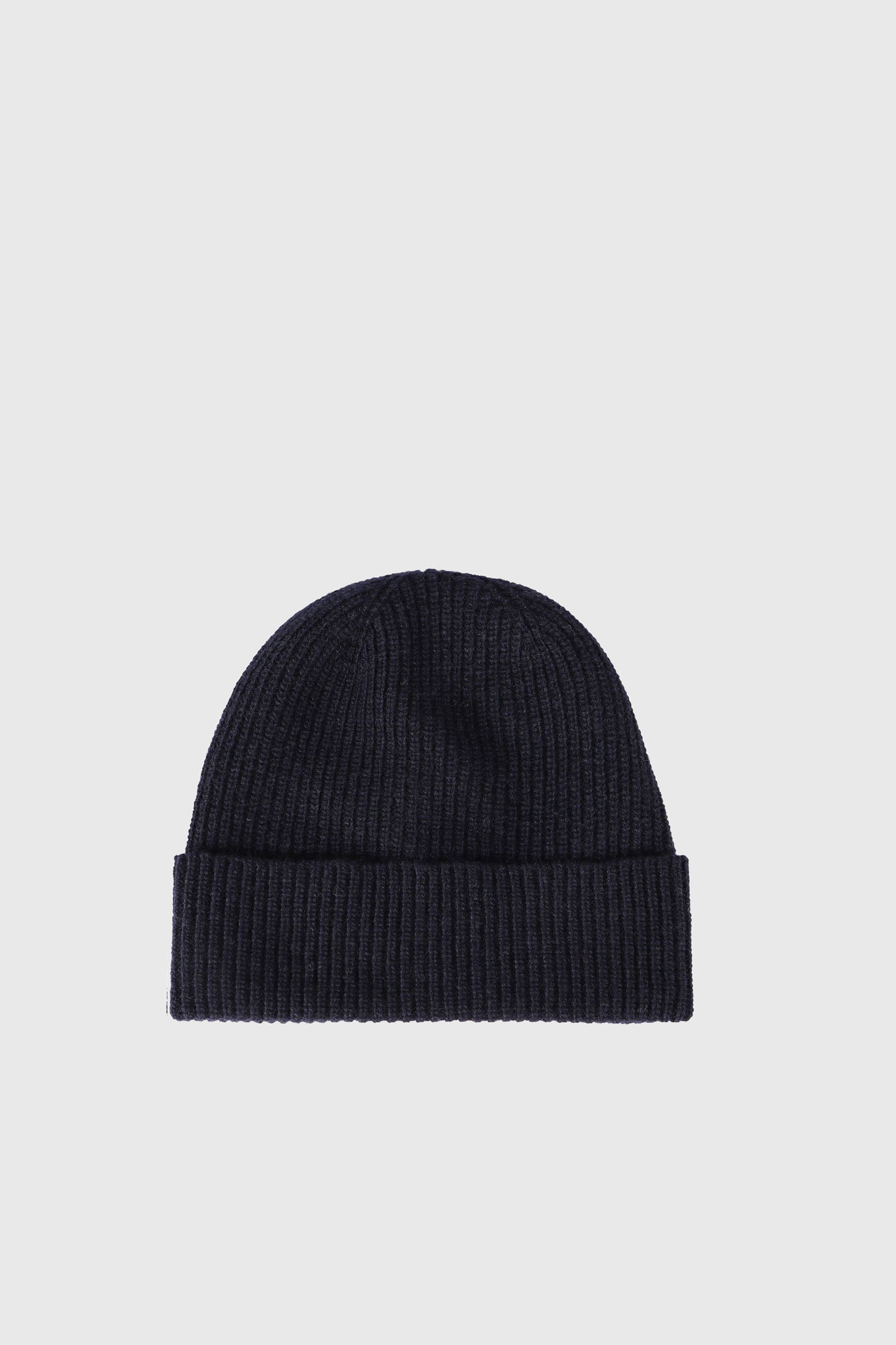 Woolrich Knitted Ribbed Beanie Blu Unisex - 2