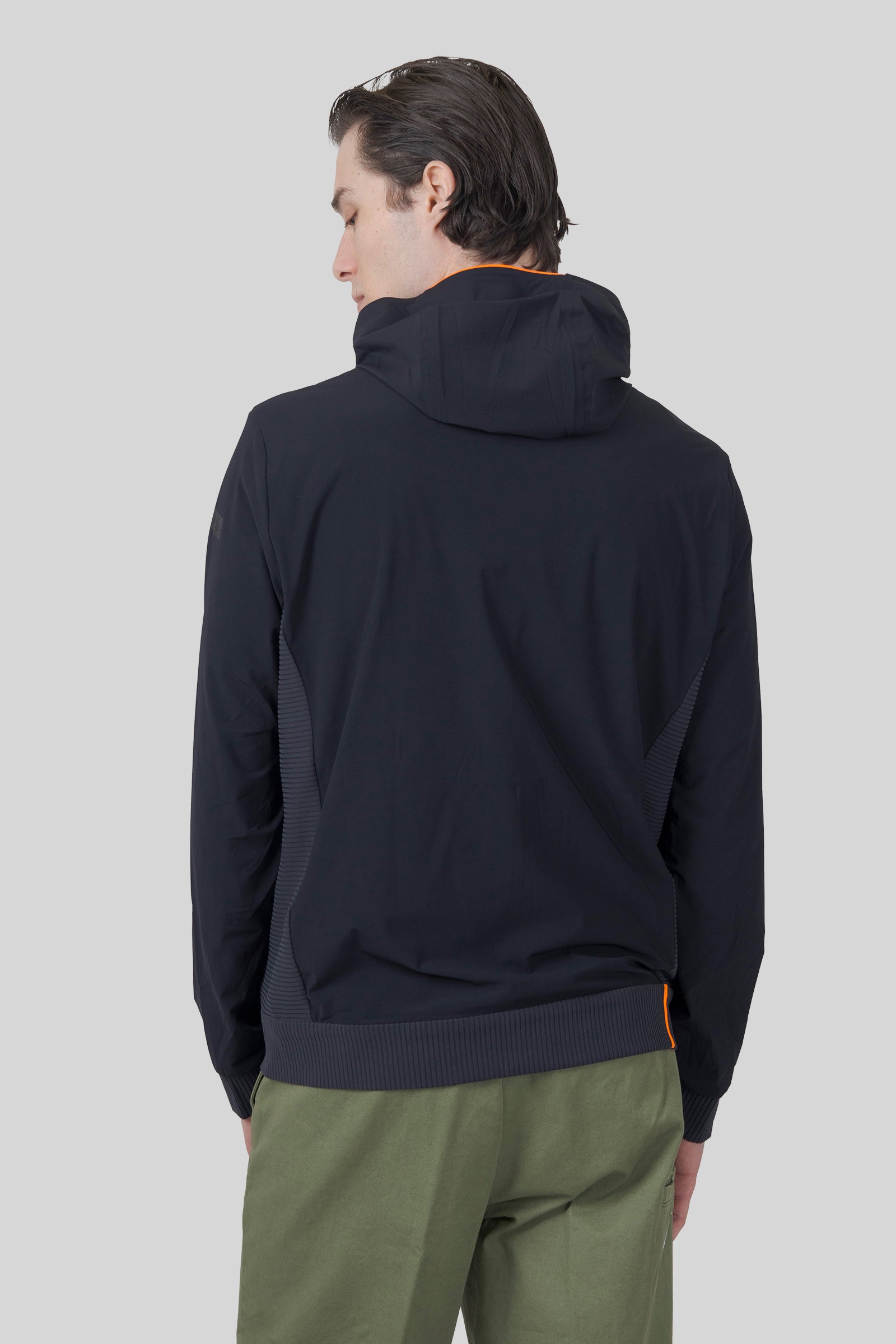 Rrd Felpa Surflex Soft Touch Hood Zip Blu Uomo - 5
