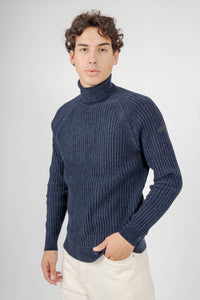 Rrd Maglia Velvet Rave Turtleneck Blu Scuro Uomo rrd