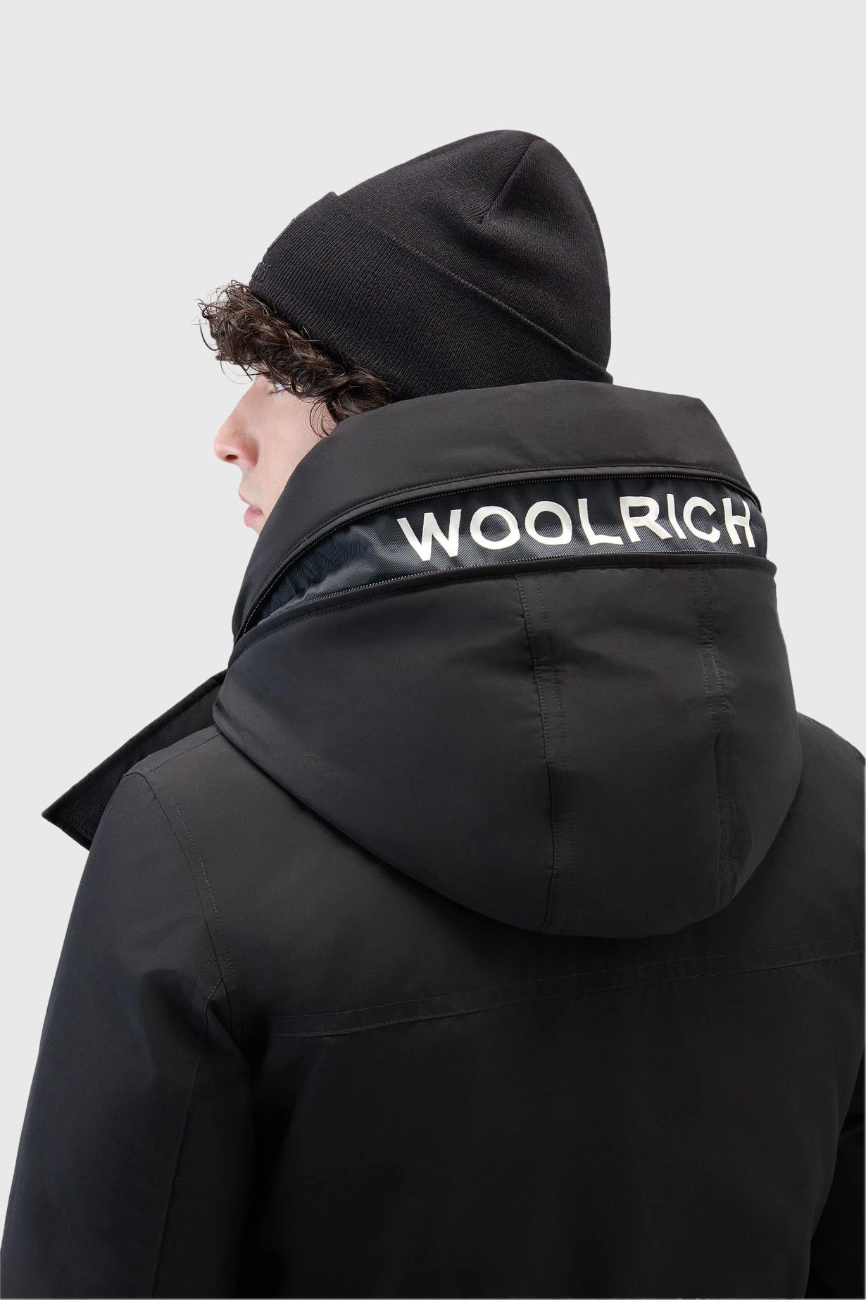 Woolrich Arctic Parka Evolution In Ramar Cloth Nero Uomo - 2