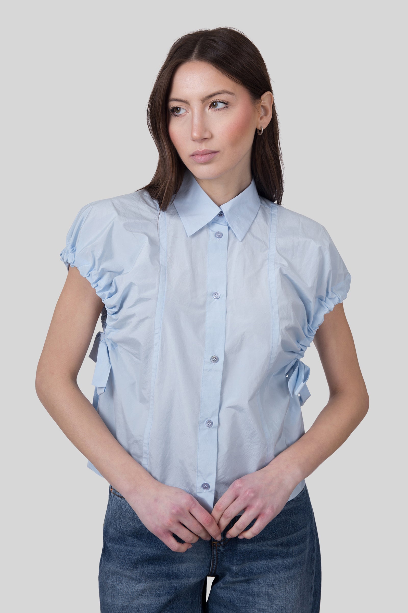 Erika Cavallini Camicia Sean Ghiaccio Donna - 5