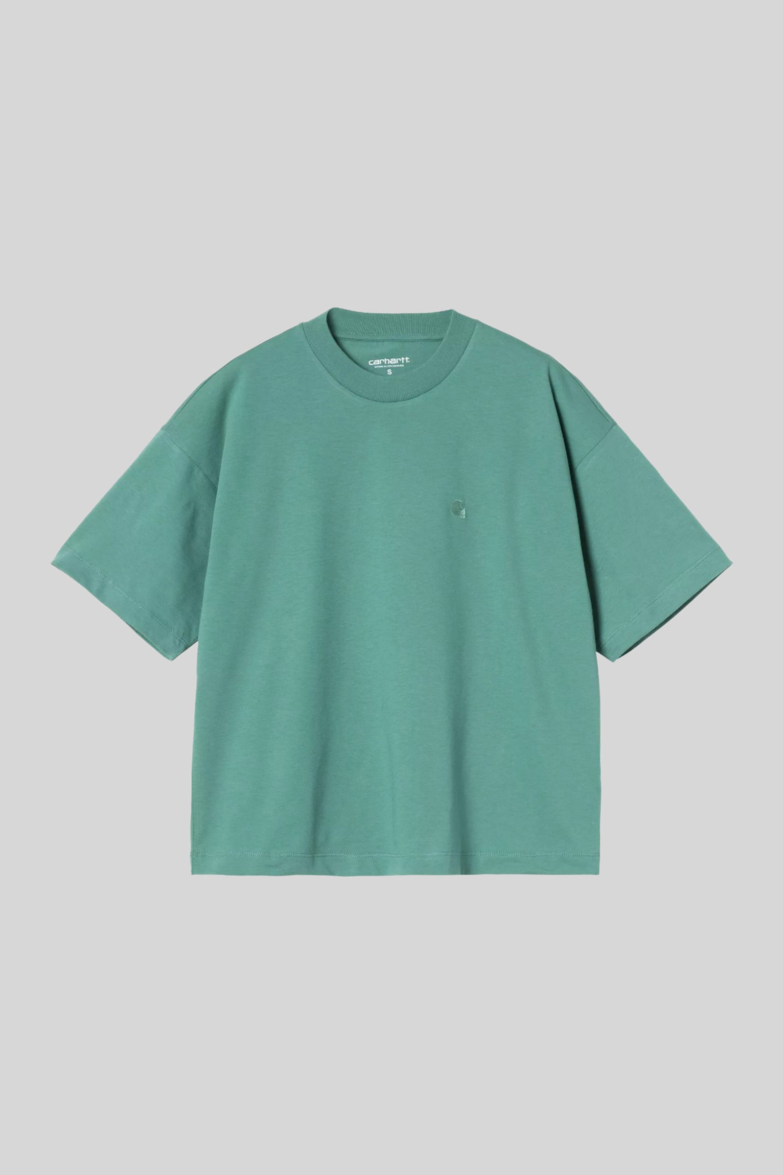 Carhartt Wip T-shirt W' S/s Chester Verde Smeraldo Donna - 1