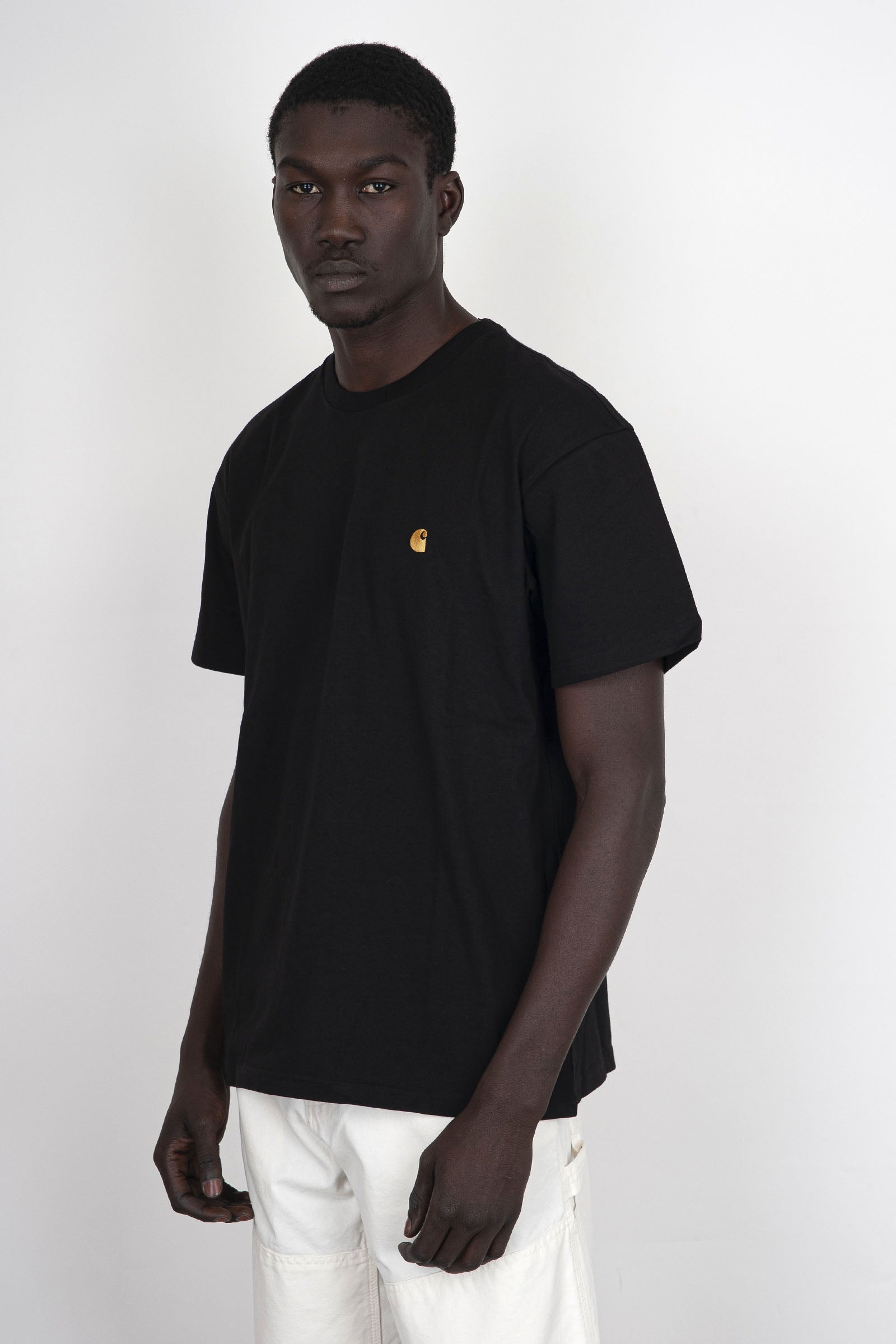 Carhartt Wip T-shirt S/s Chase Nero Uomo - 4