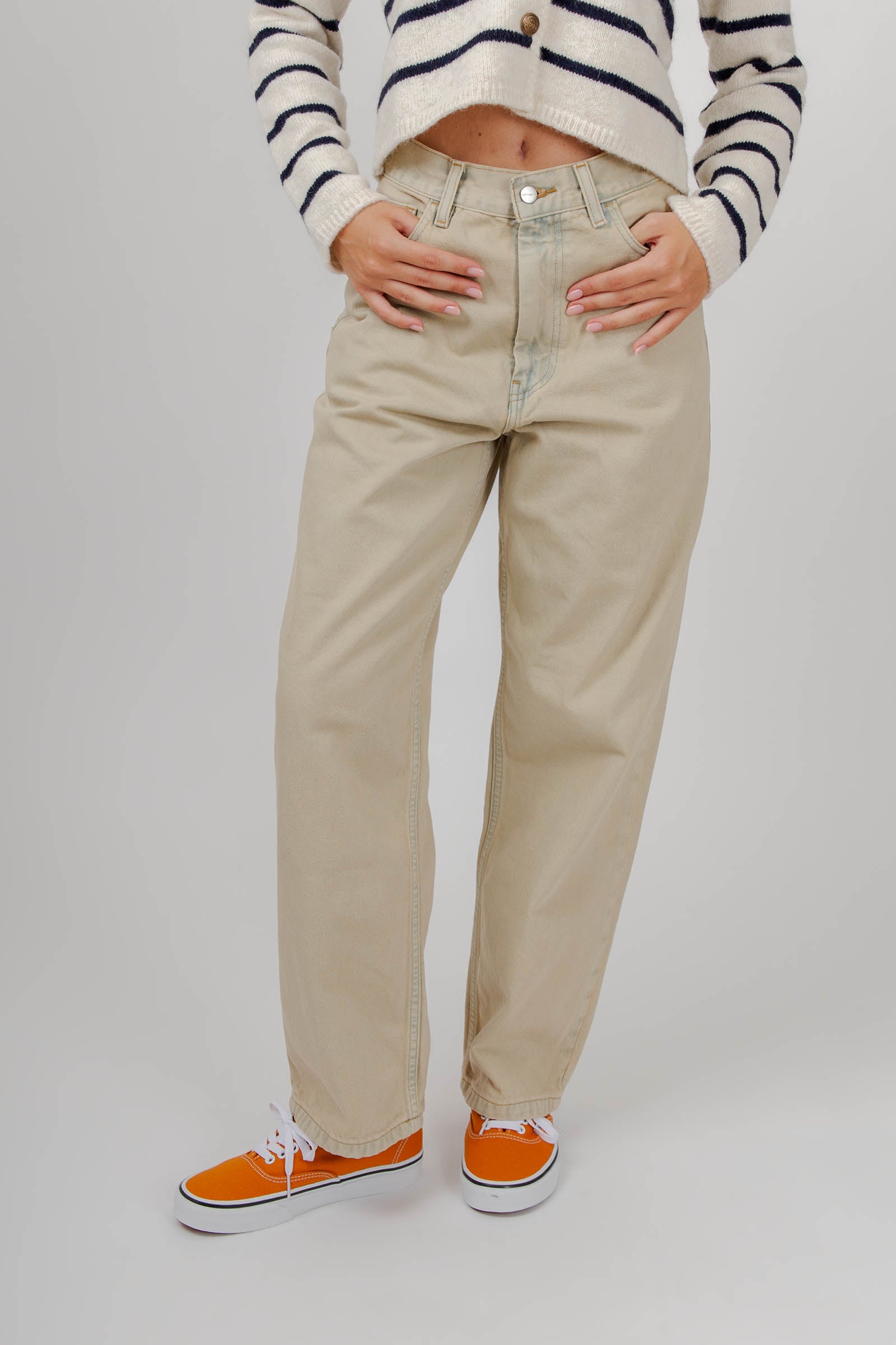 Carhartt Wip W' Brandon Pant Beige Donna - 1