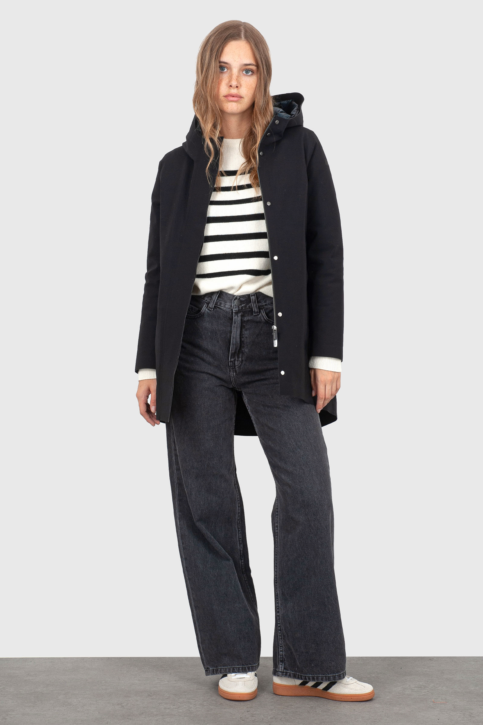 Rrd Surflex Winter Down Under Floating Parka Wom Jacket Nero Donna - 7