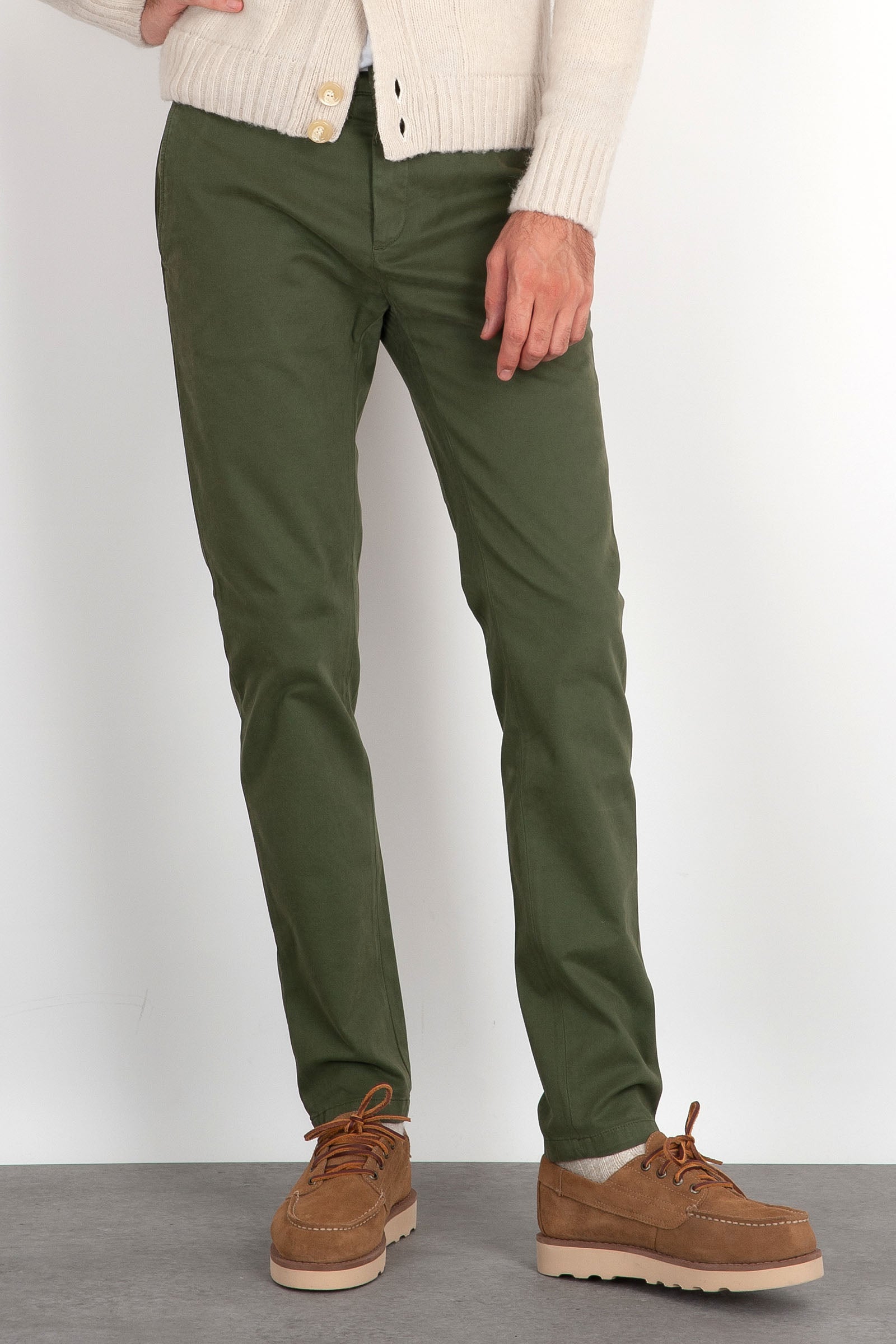 Department Five Mike Green Cotton Trousers - 1
