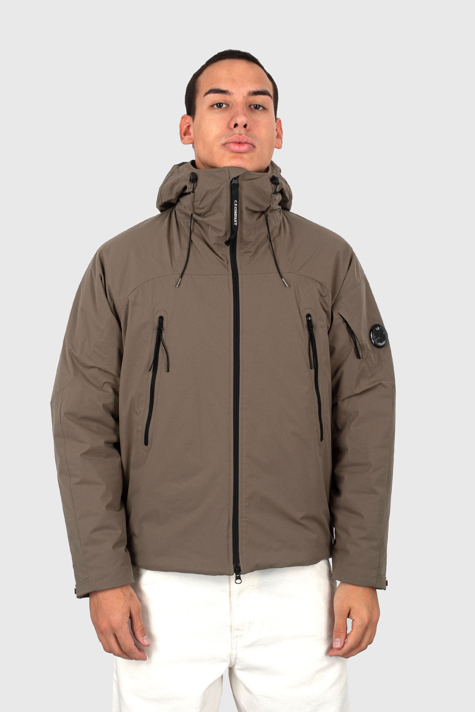 C.p. Company Giubbotto Pro-tek Padded Hooded Beige Uomo - 1