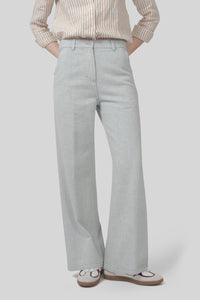 Aspesi Jeans Palazzo Grigio Chiaro Donna aspesi