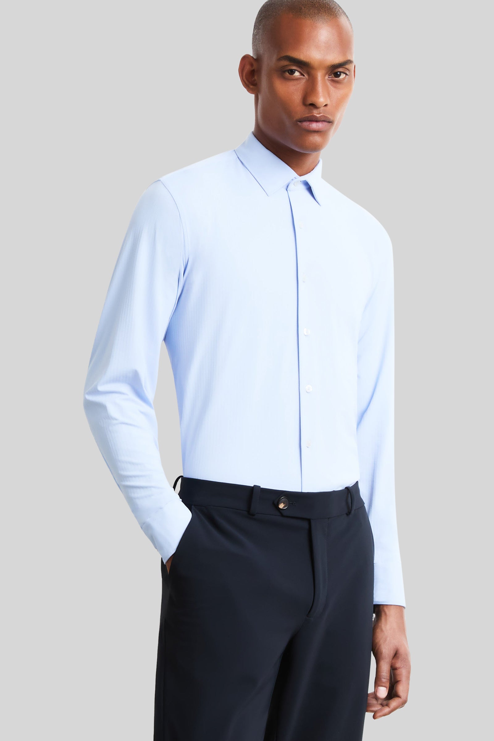 Rrd Camicia Mini 3d Regular Open Azzurro Uomo - 1